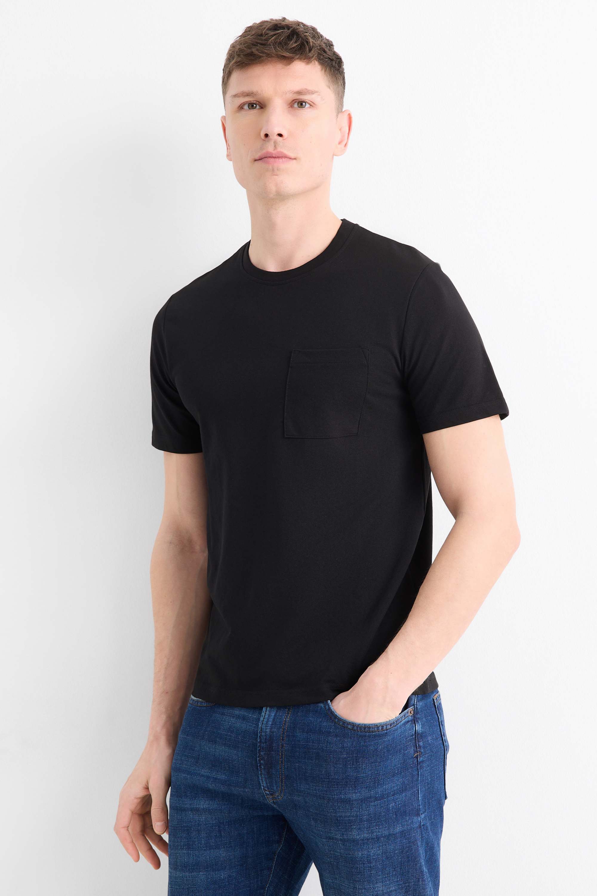 T-shirt - regular fit black