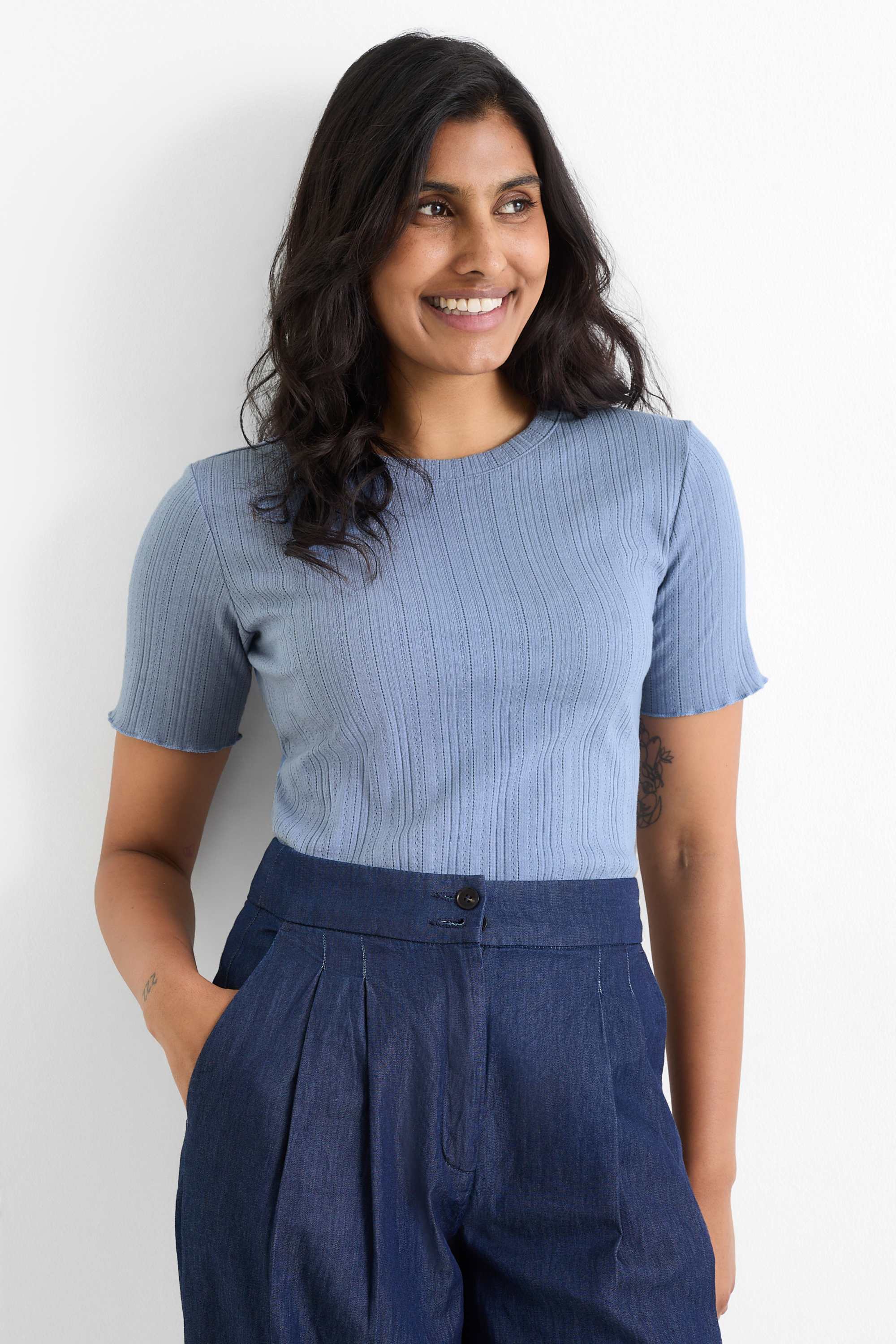 T-shirt - regular fit blue