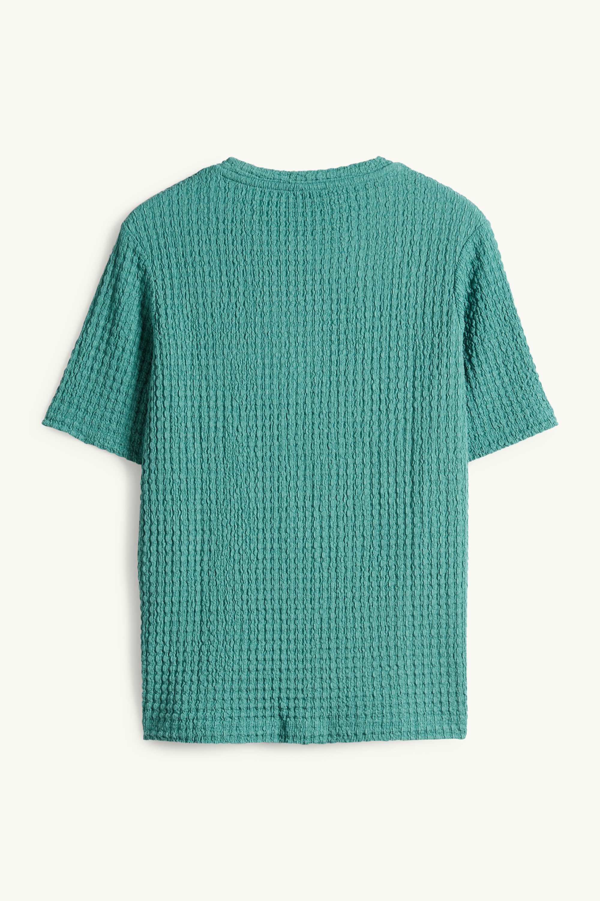 T-shirt - regular fit - textured green