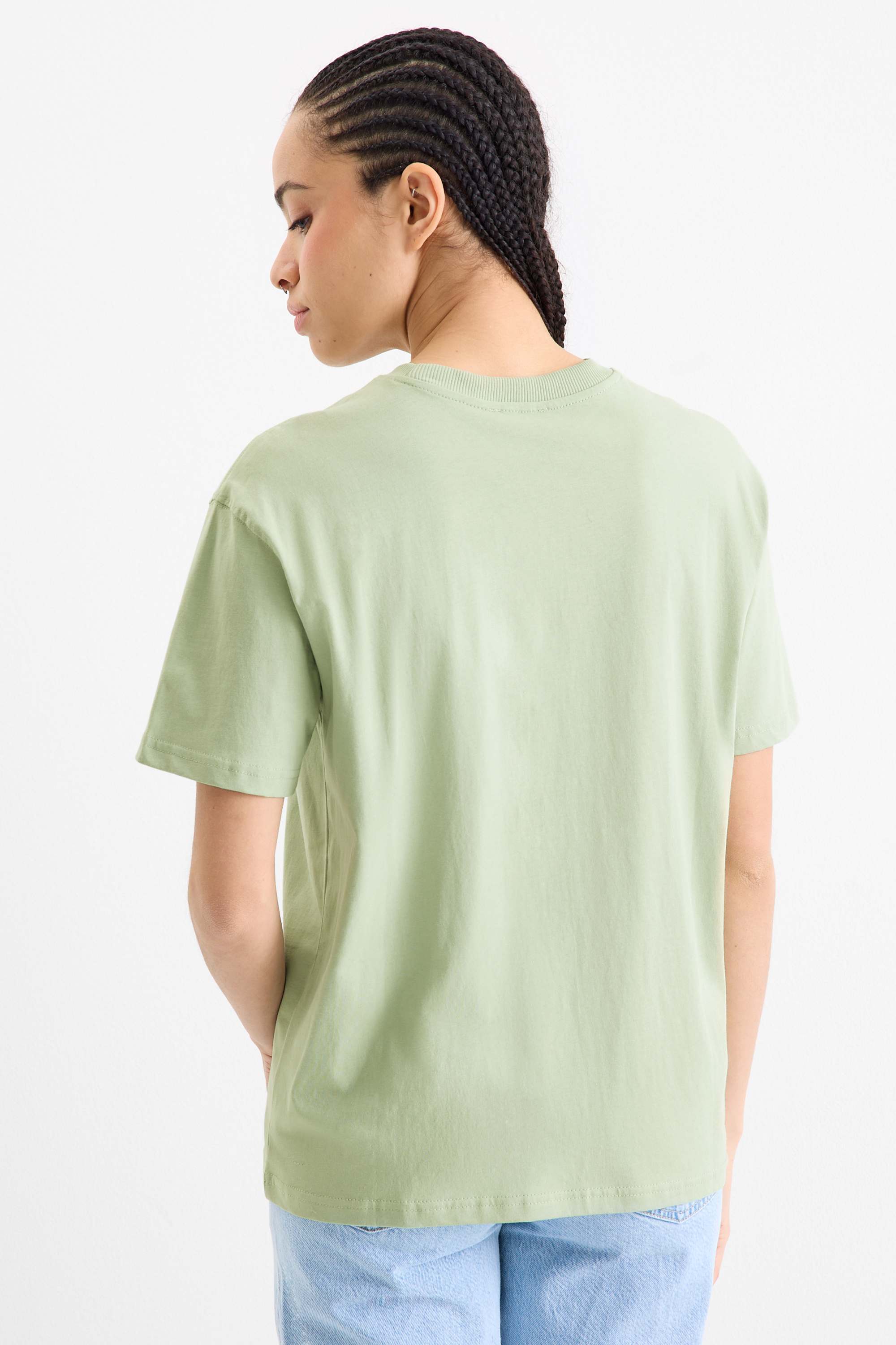 T-shirt - oversized light green