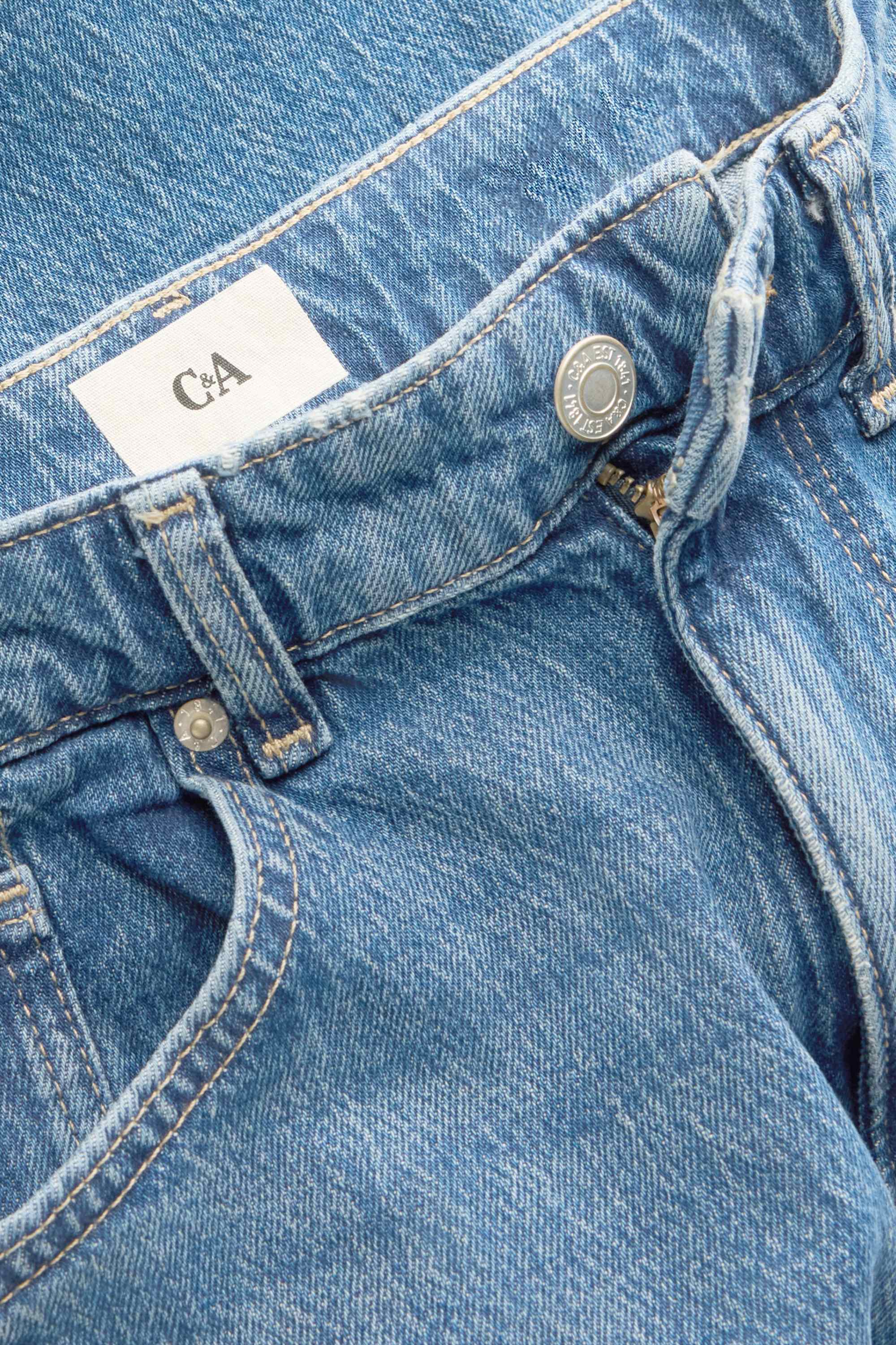 Mom jeans - high waist - LYCRA® blue denim