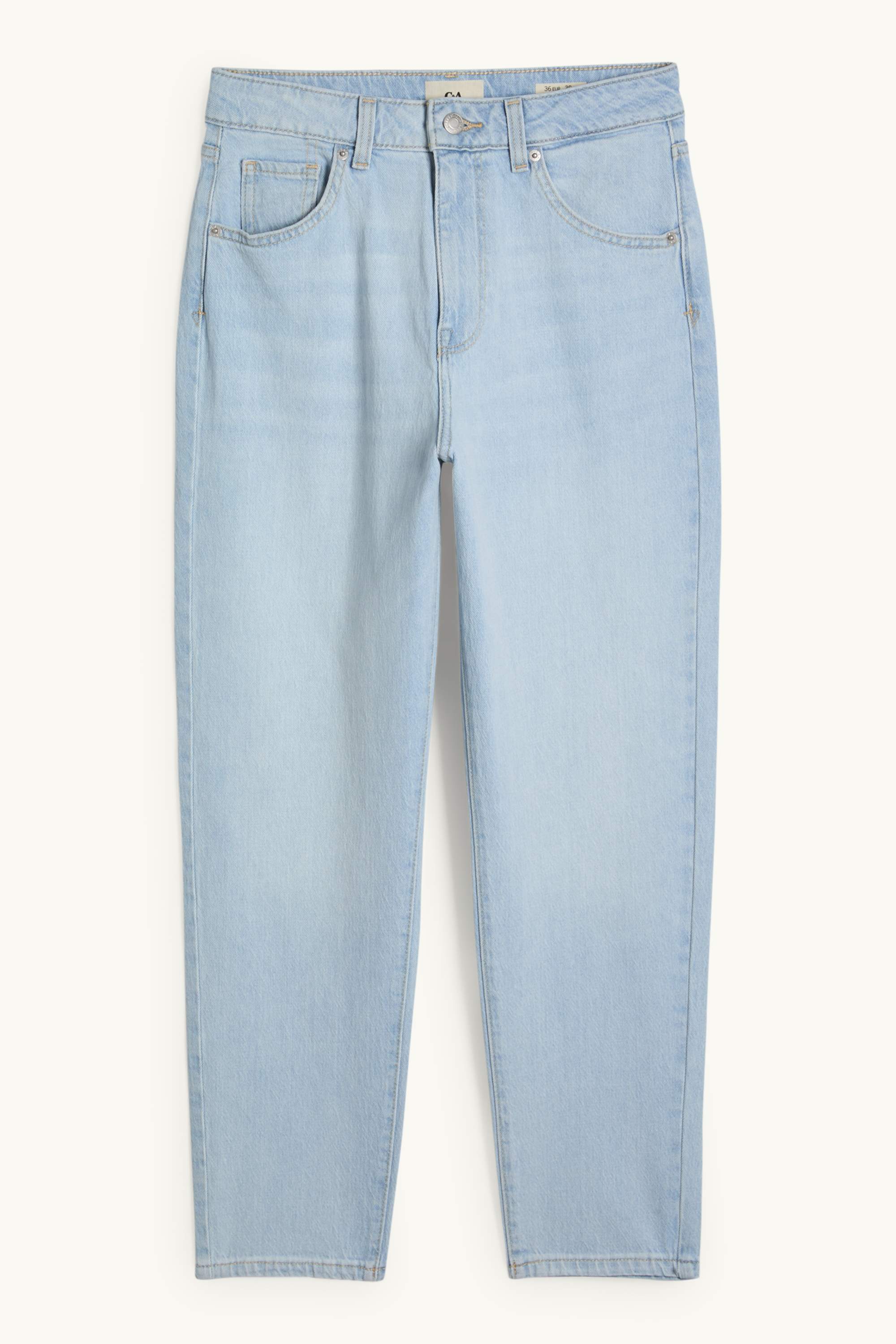 Mom jeans - high waist - LYCRA® light blue