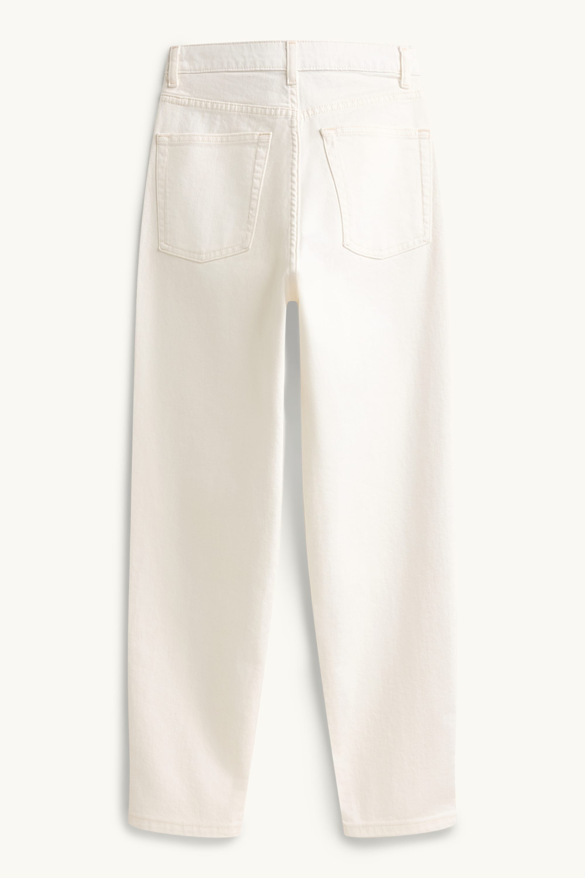 Mom jeans - high waist - LYCRA® cremewhite
