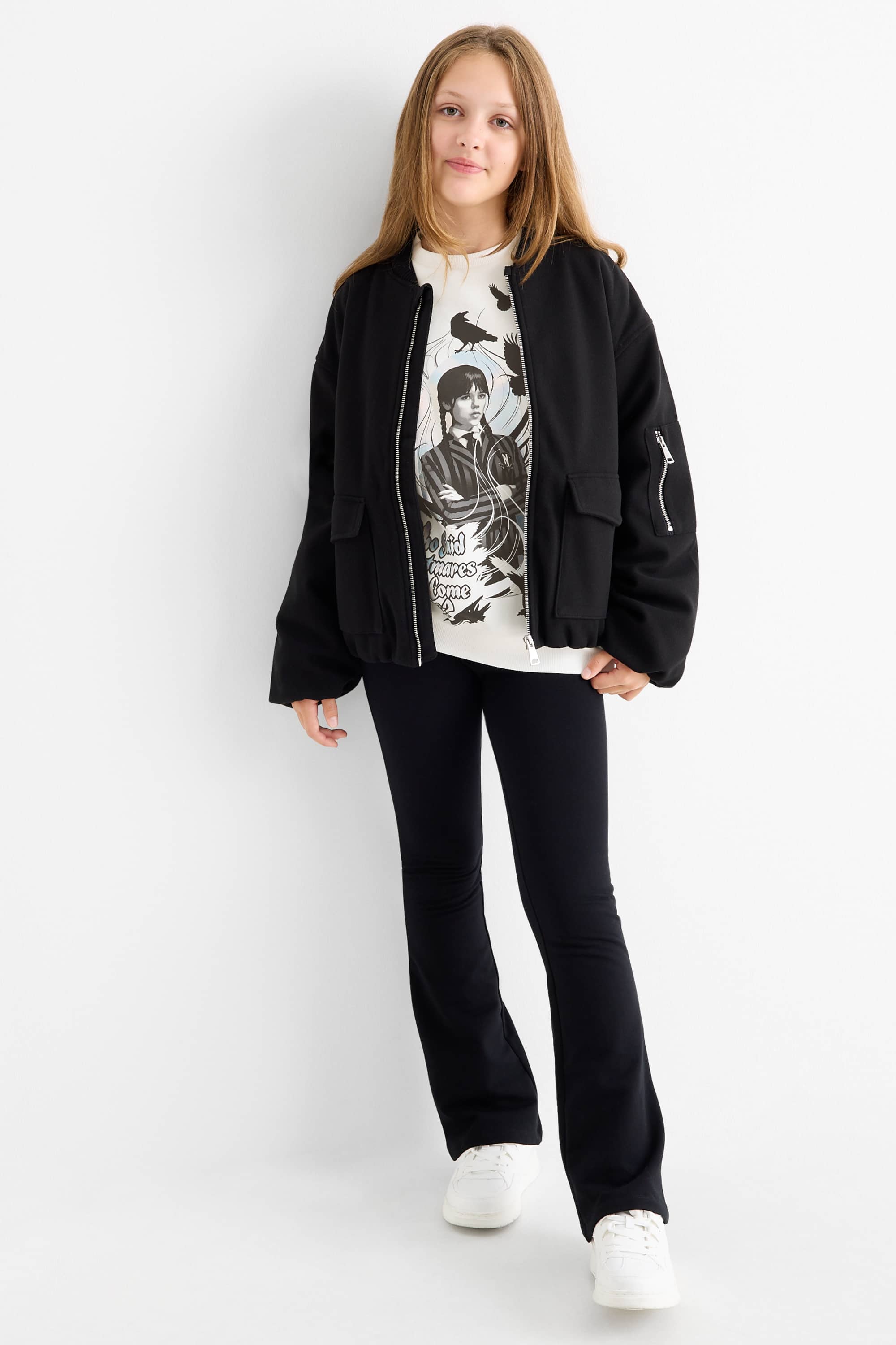 Wednesday - sweatshirt white