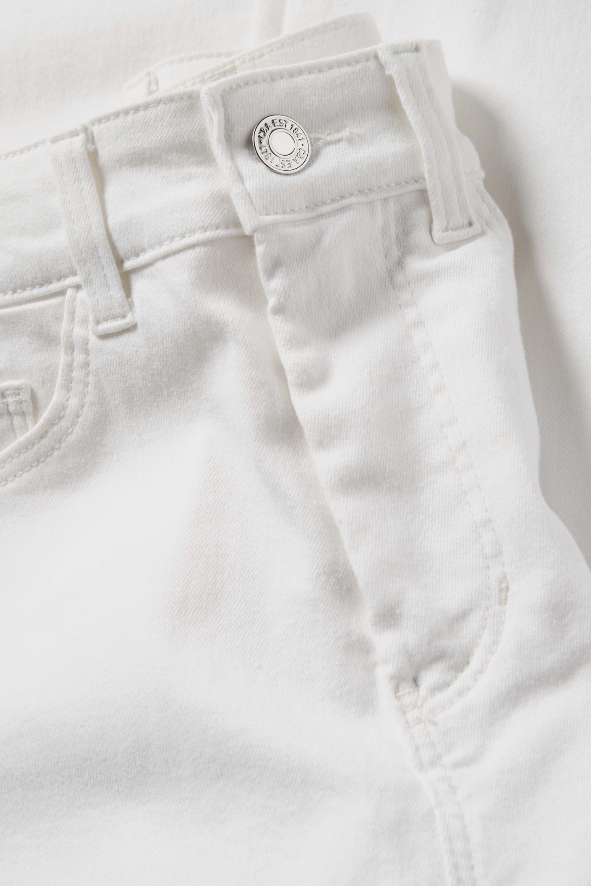 Jegging jeans - high waist white