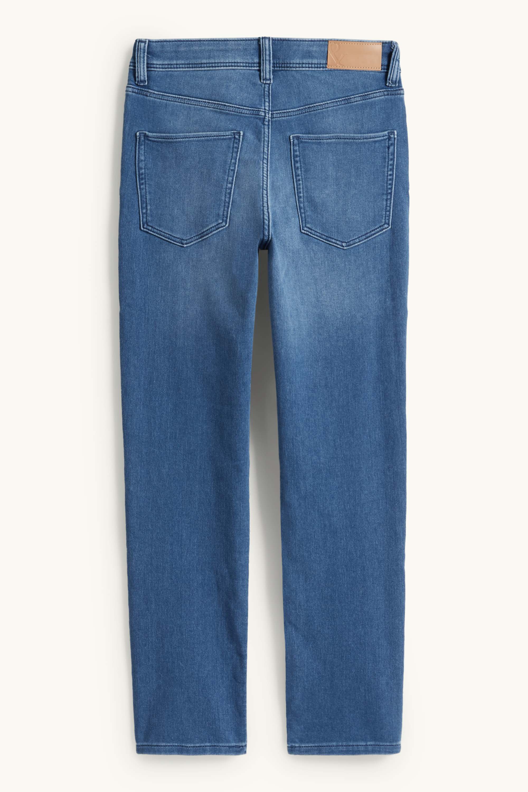 Slim jeans - mid-rise waist - jog denim blue denim
