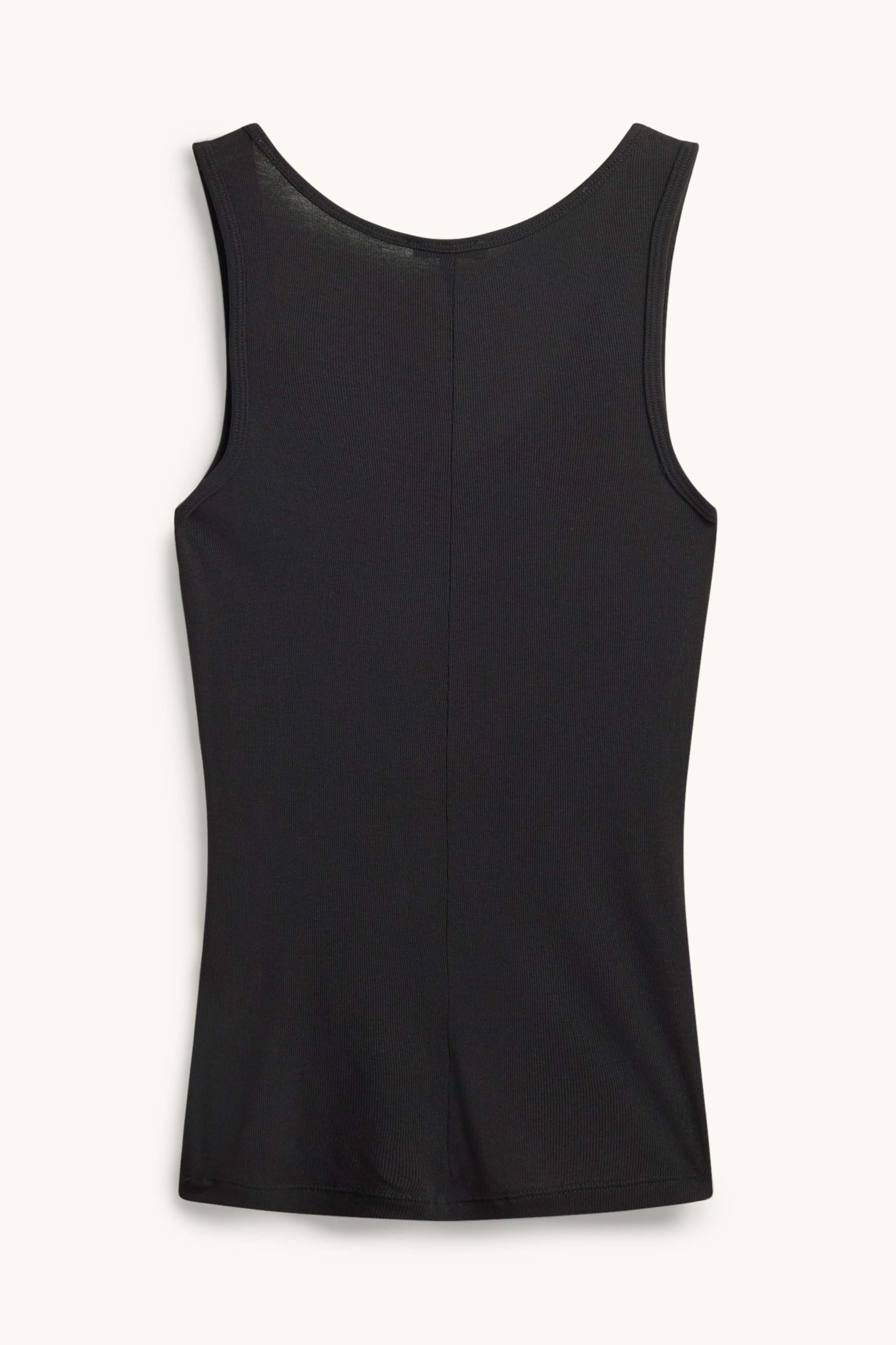 Top - ribbed black