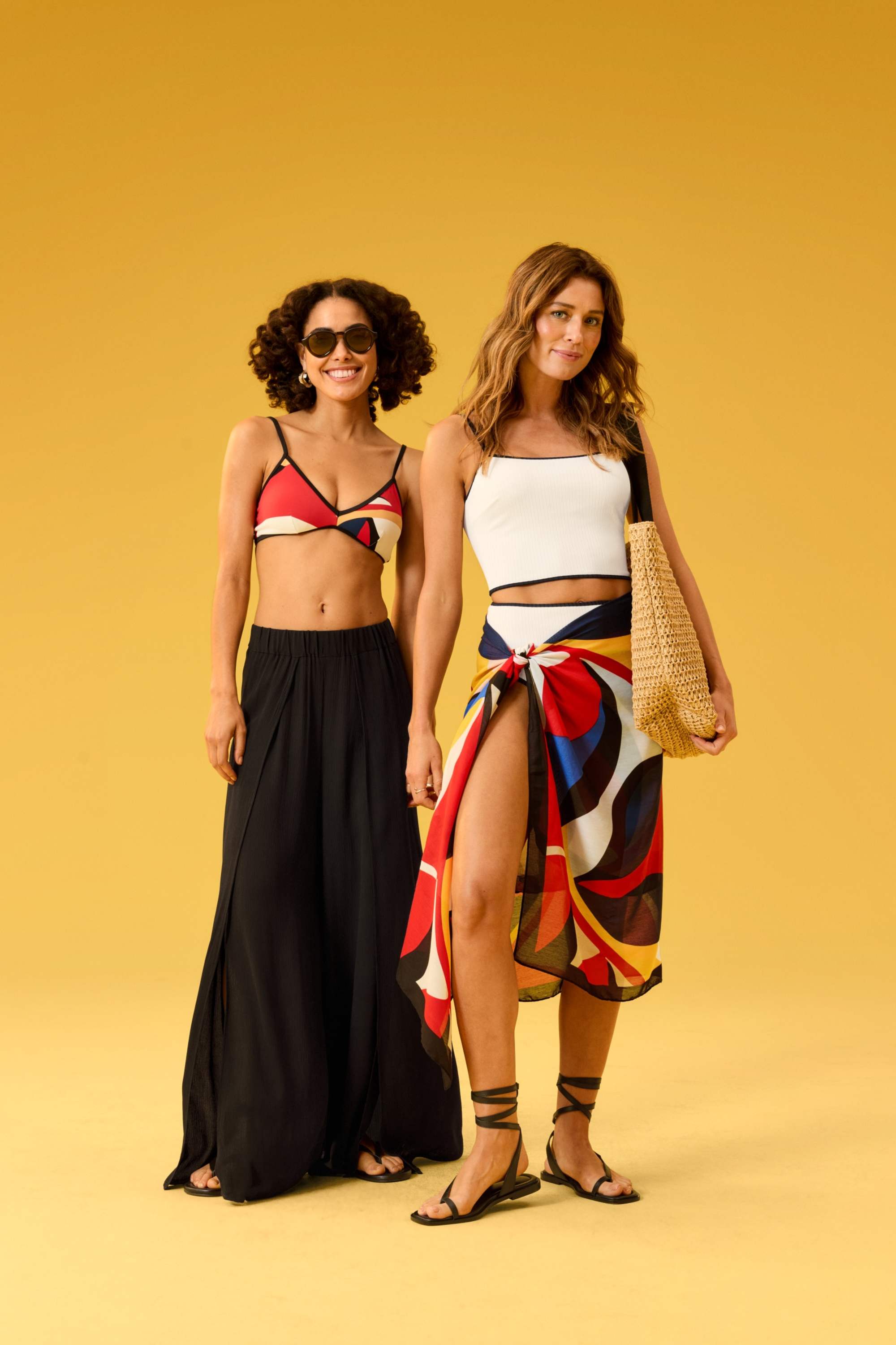 Sarong - patterned multicoloured