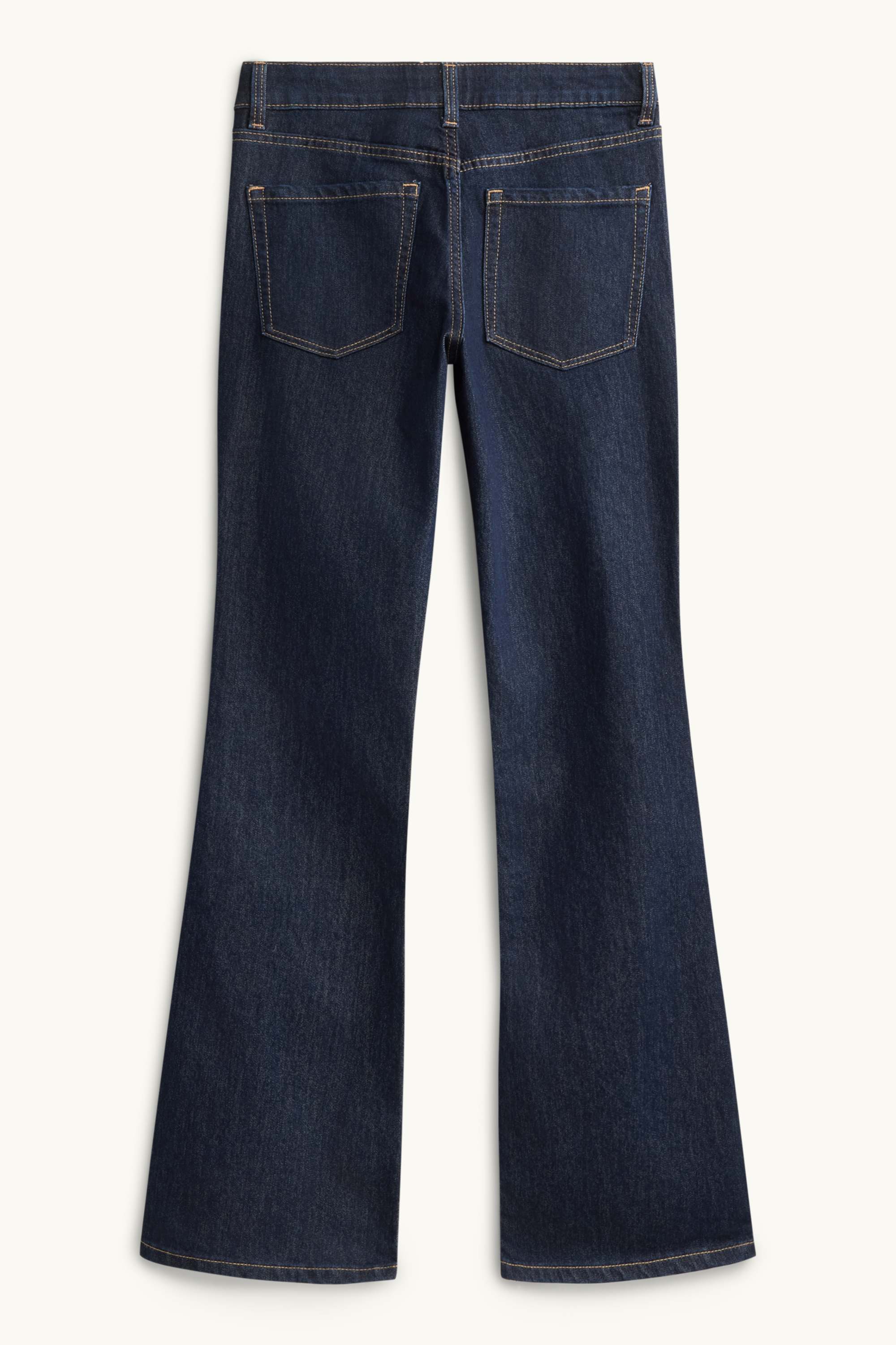 Bootcut jeans - low-rise waist denim-dark blue