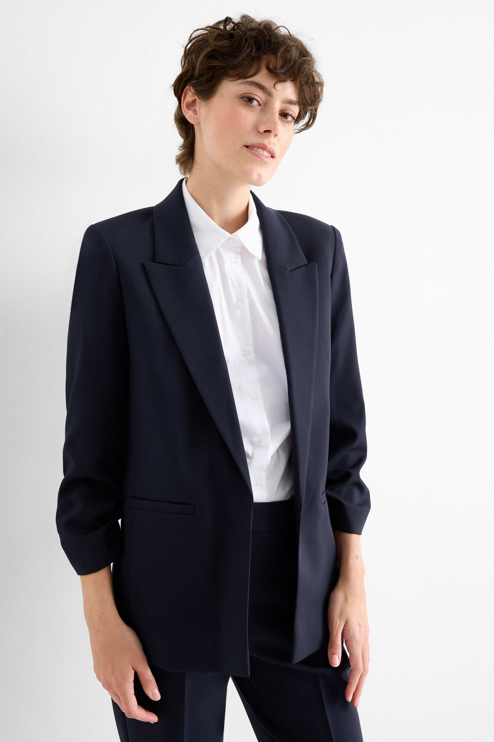 Business blazer - regular fit dark blue