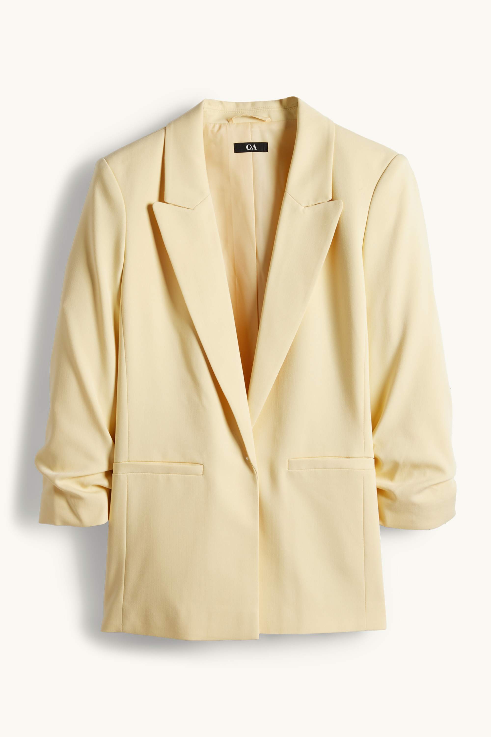 Business blazer - regular fit light yellow