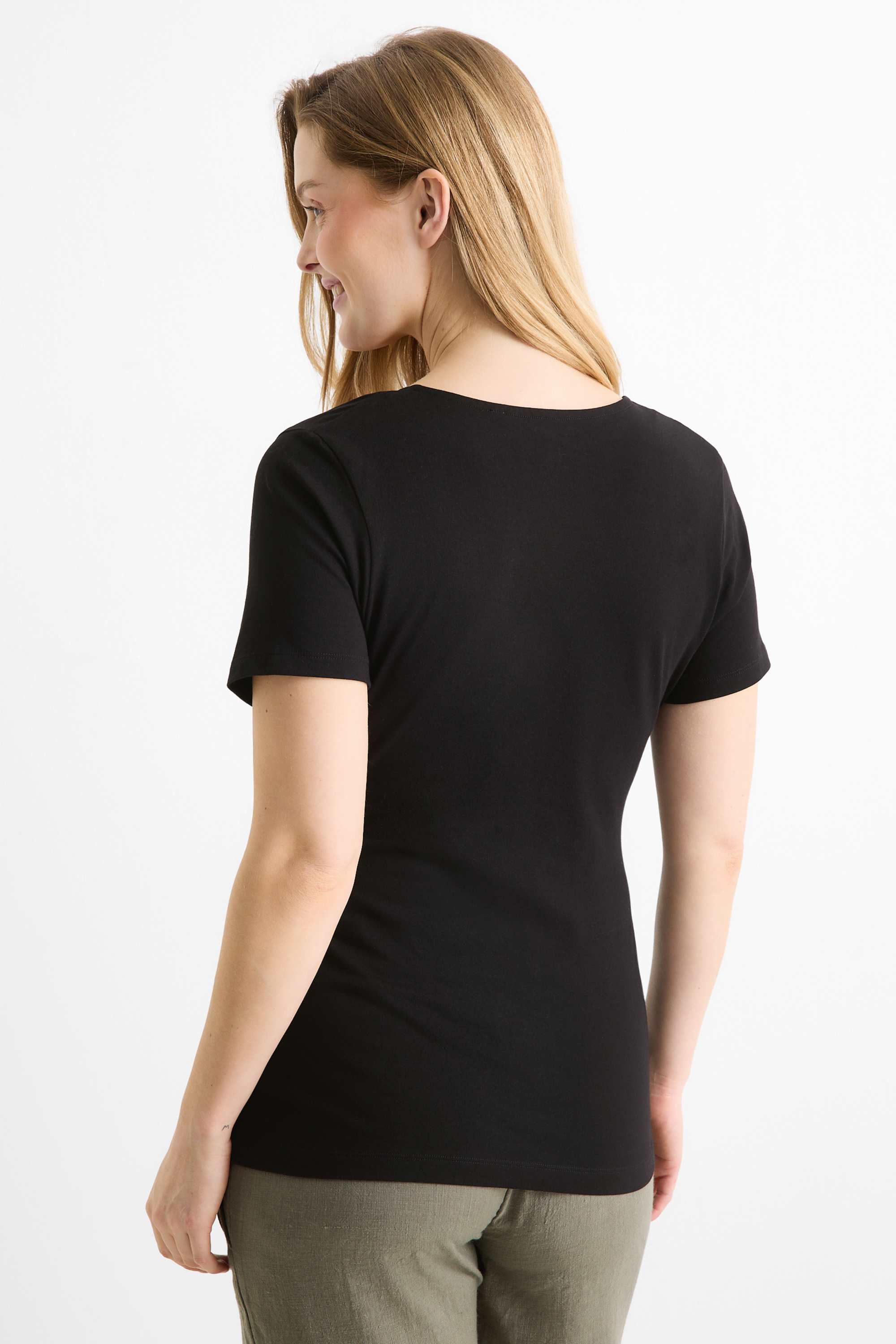 Maternity - pyjama top black