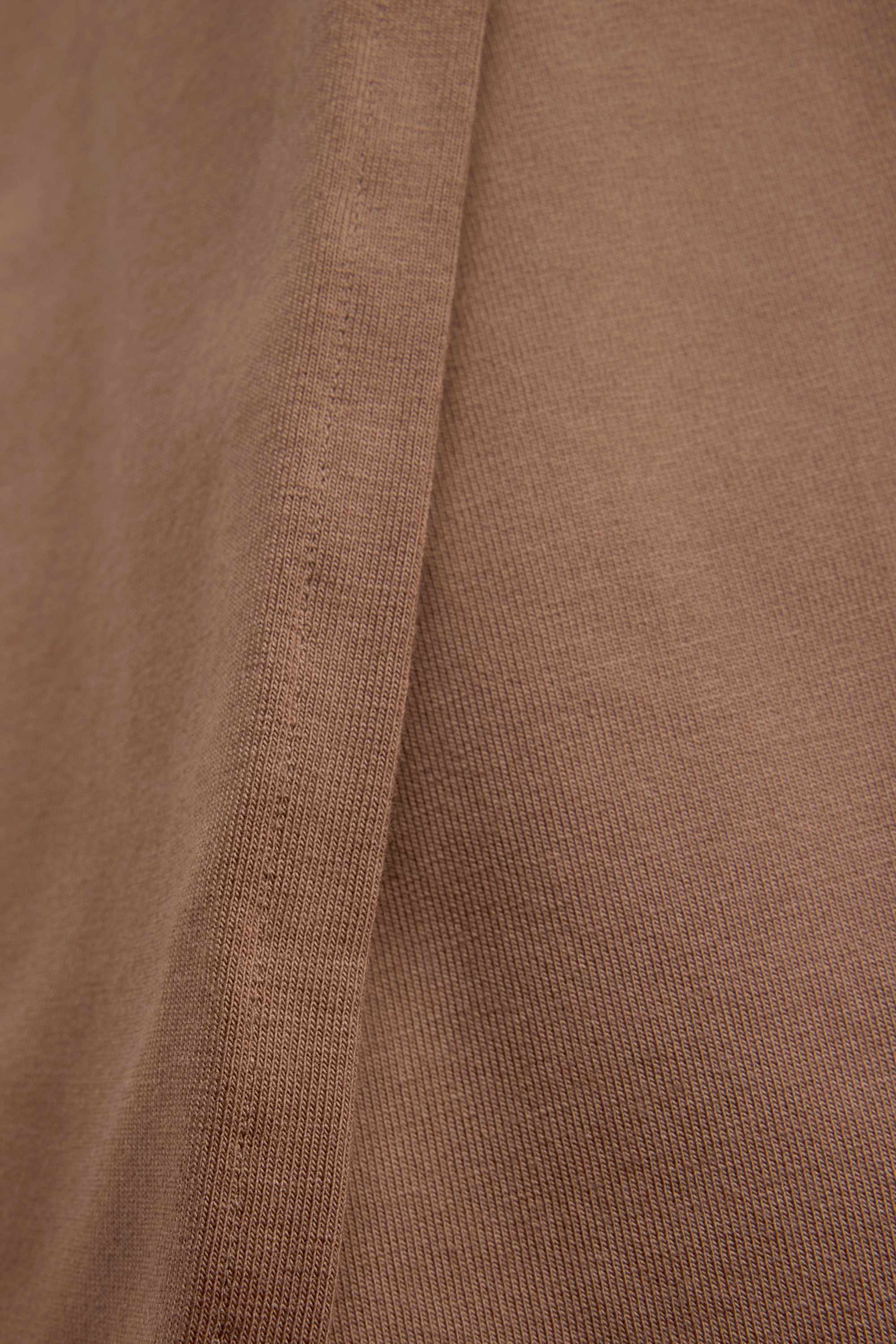 Nursing T-shirt dress light brown