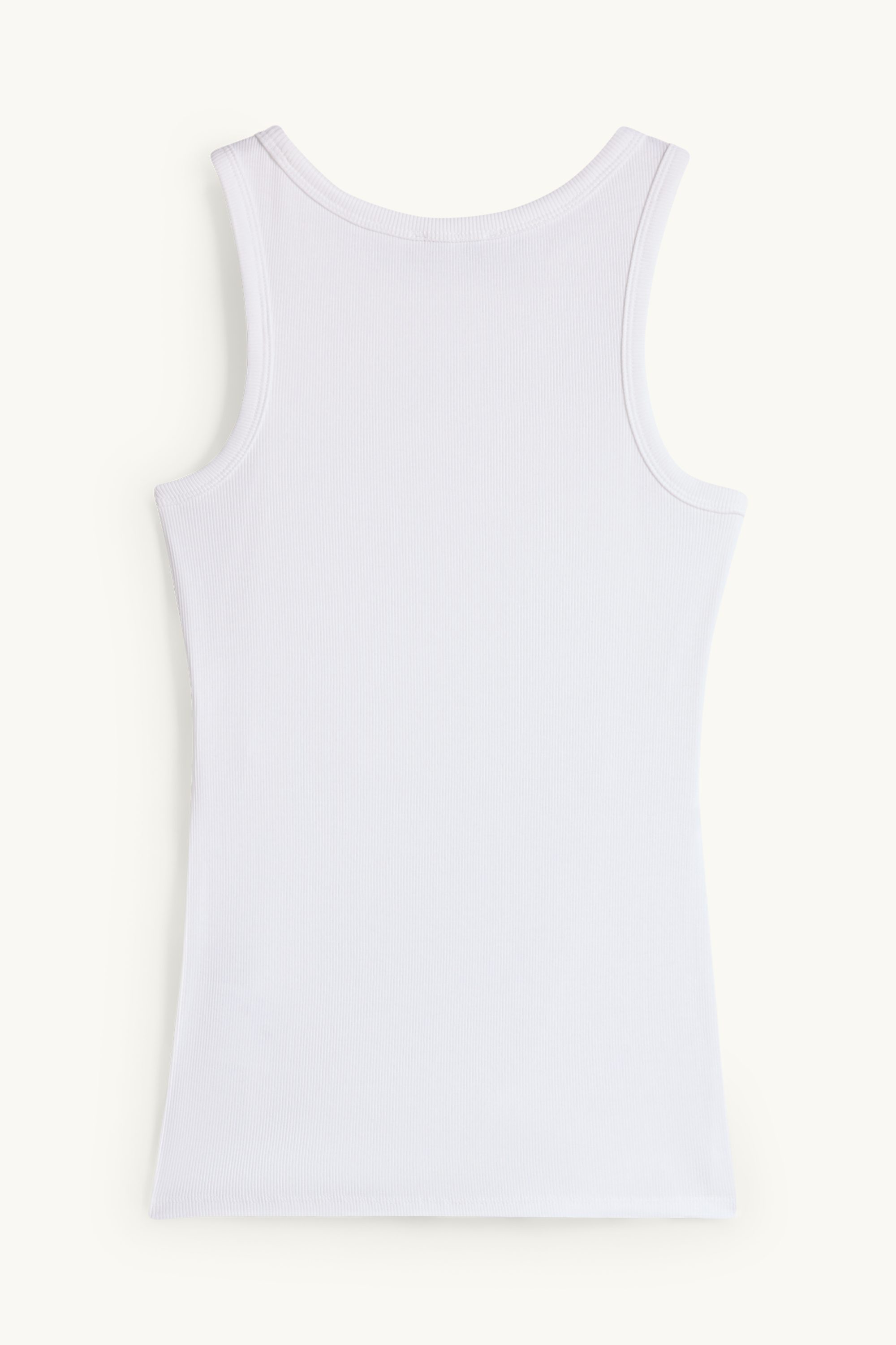 Nursing top - ribbed white