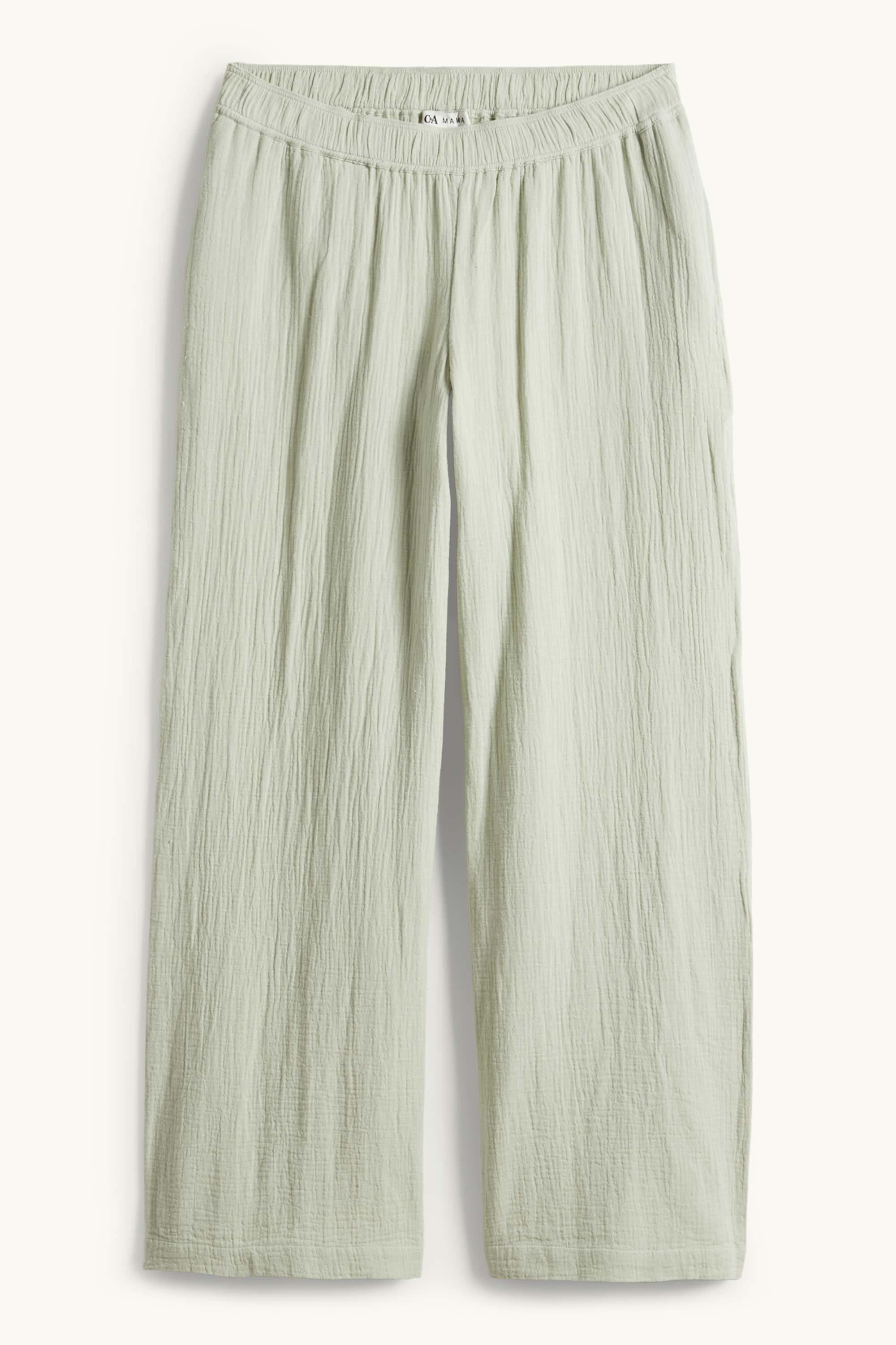 Maternity trousers - relaxed fit light green