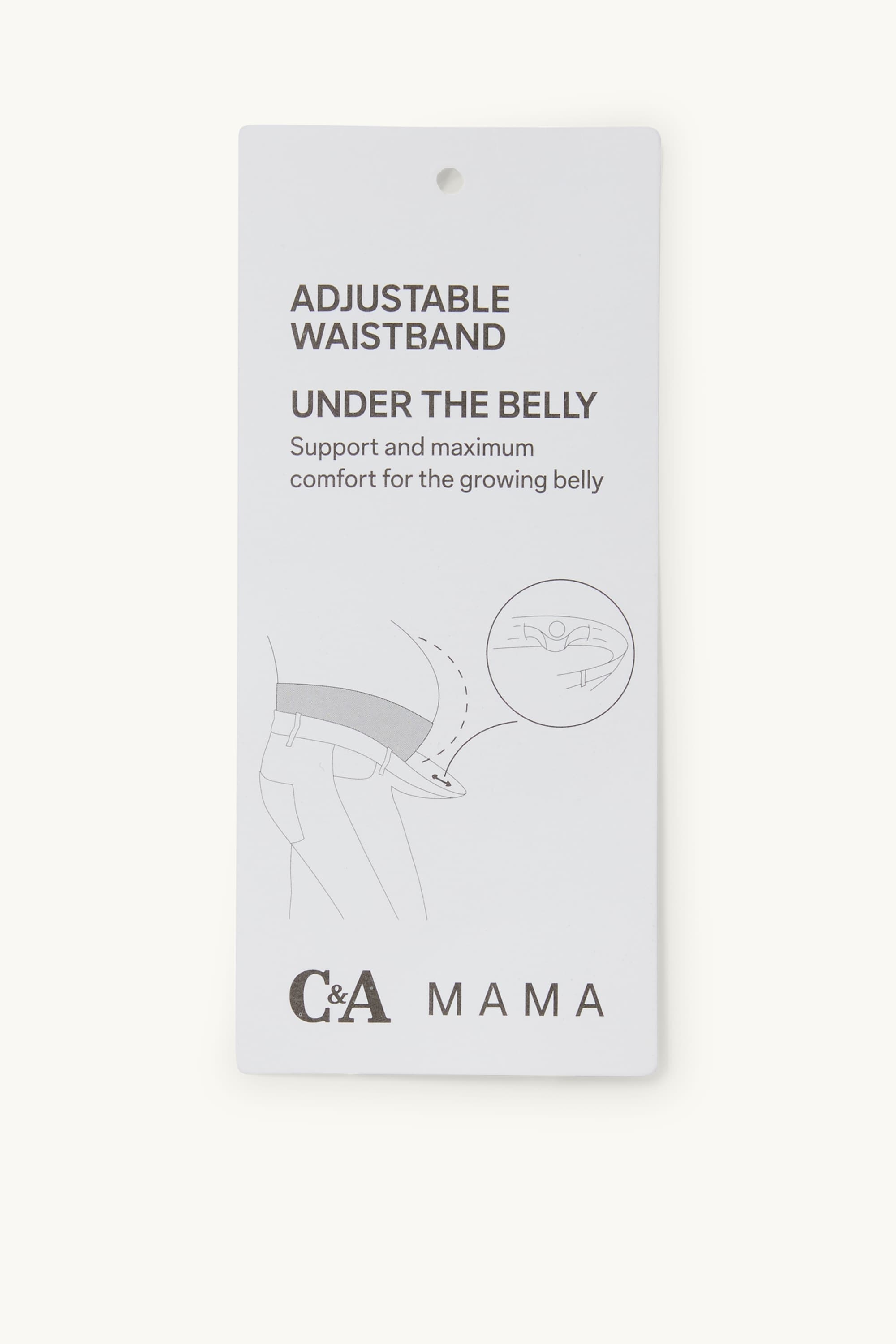 Maternity trousers - relaxed fit light green