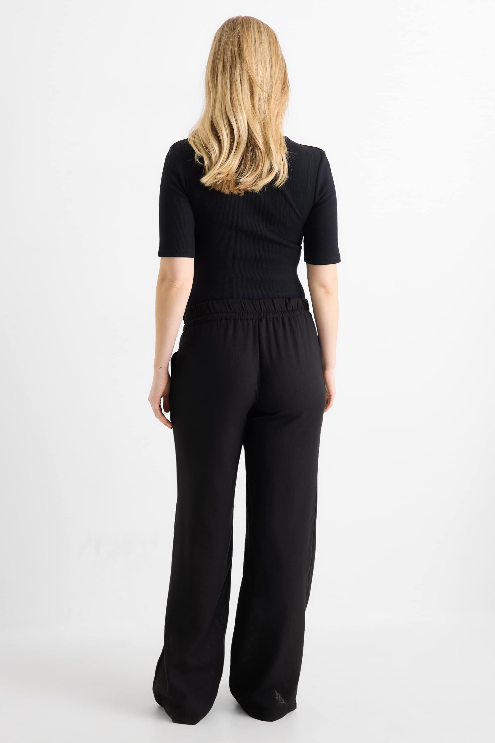 Maternity trousers black