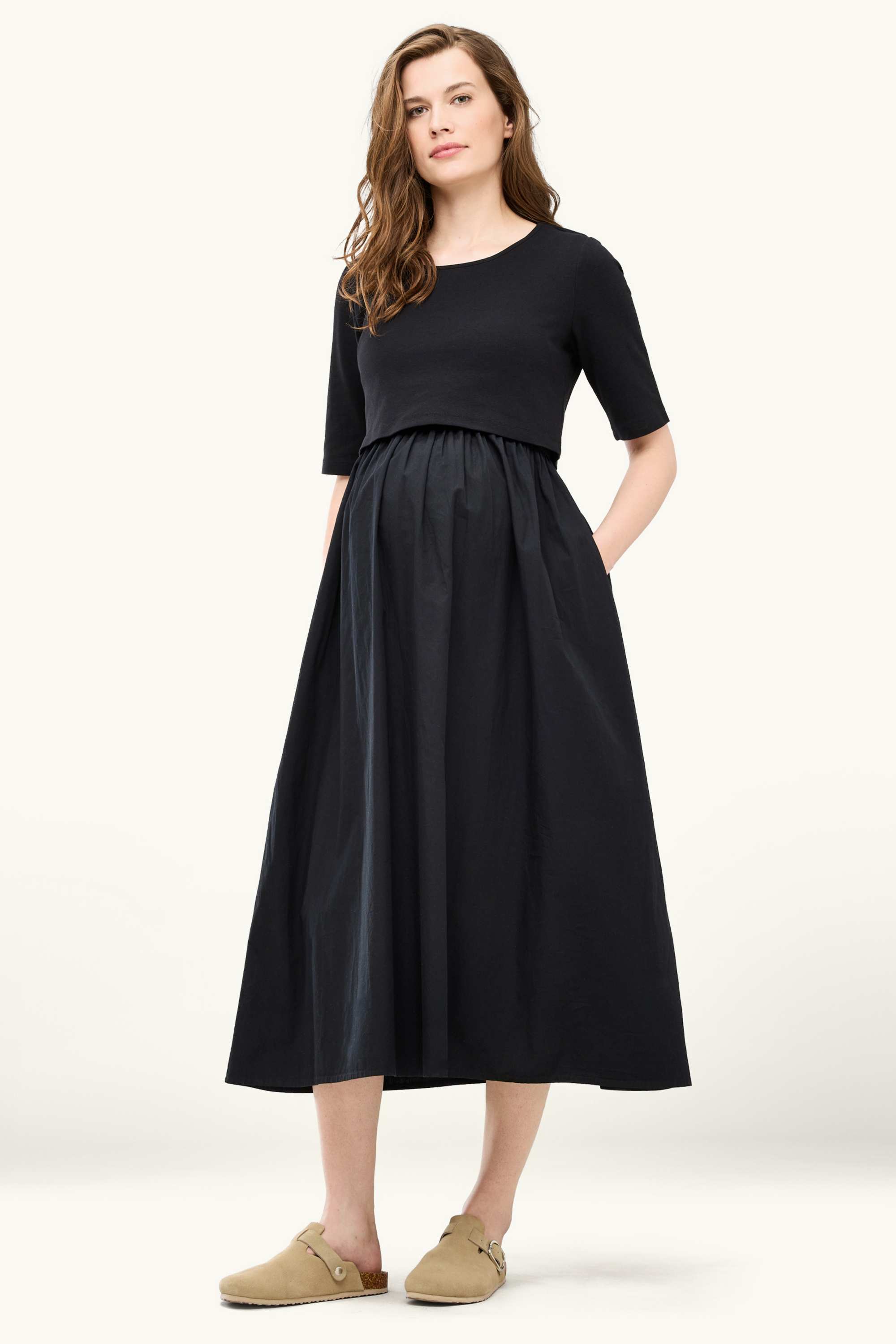 Nursing dress black