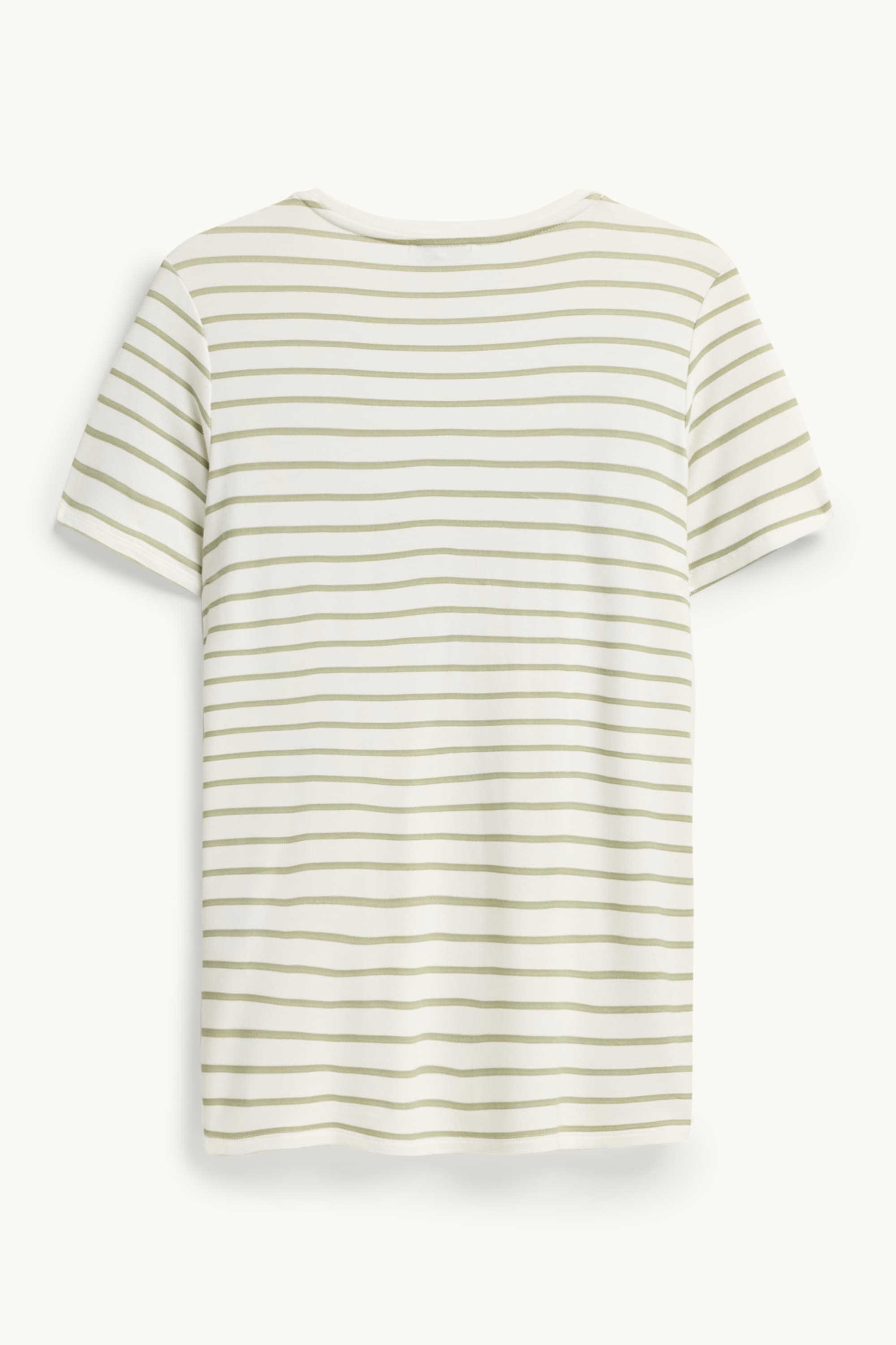 Nursing T-shirt - striped white