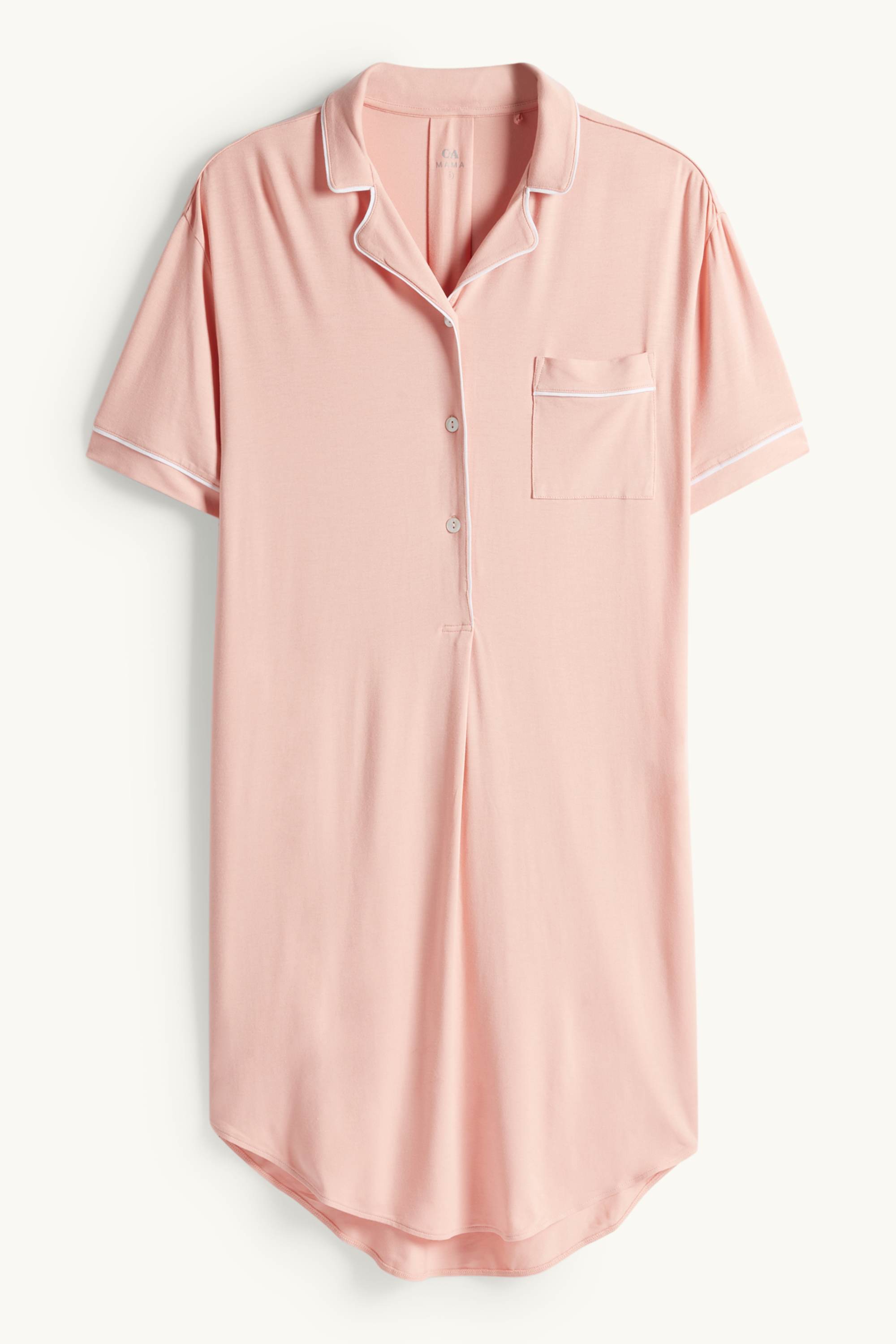 Viscose maternity nightdress rose