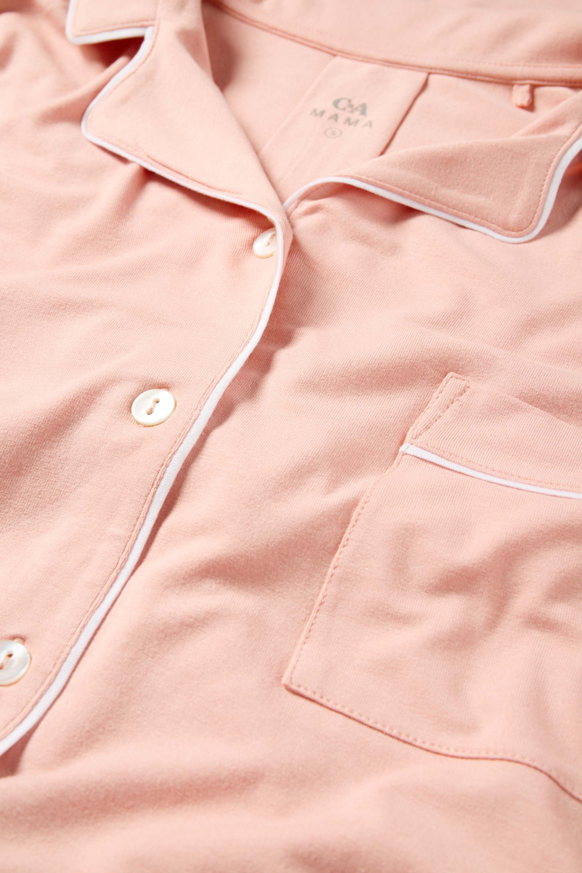 Viscose maternity nightdress rose