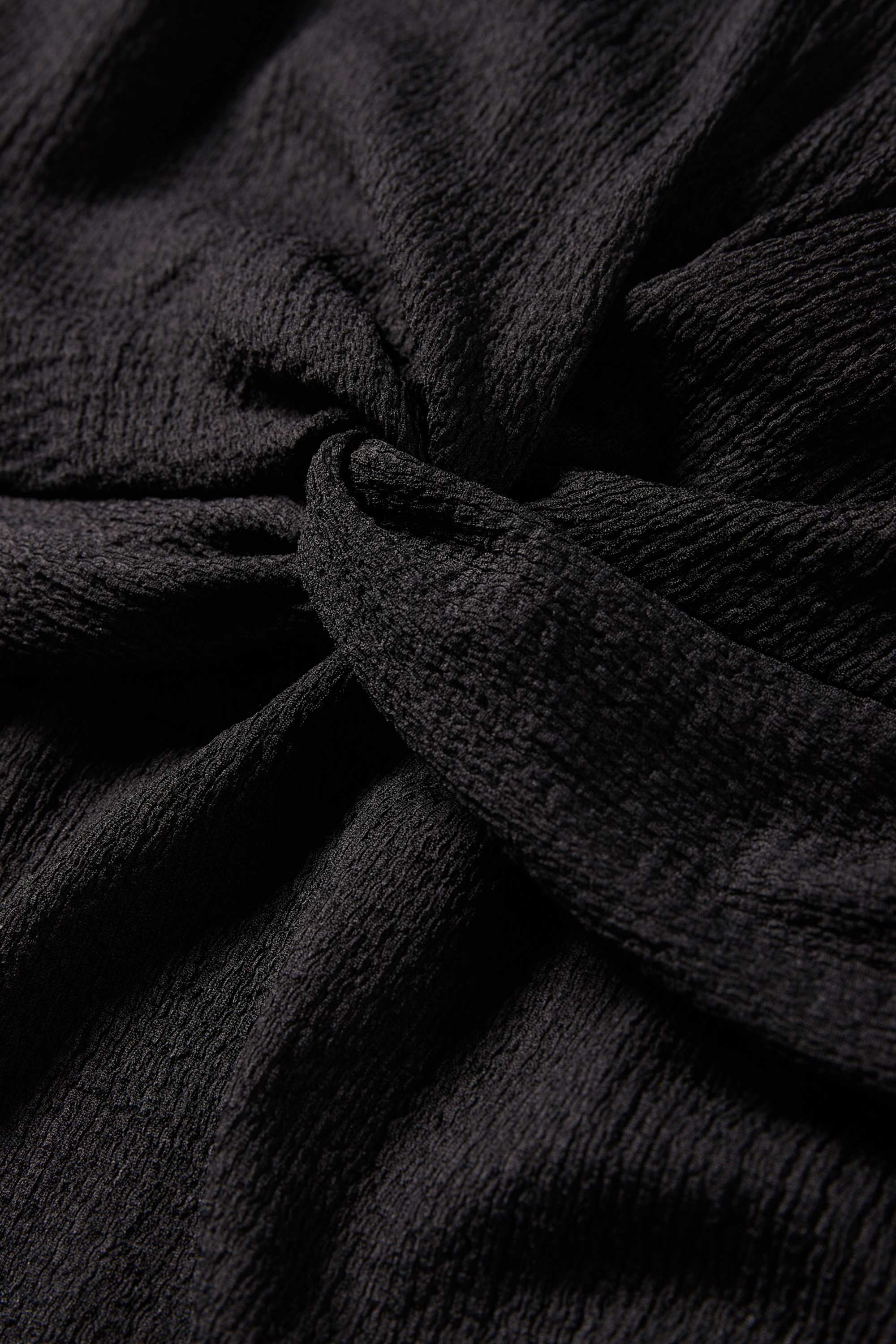 Maternity dress - textured black