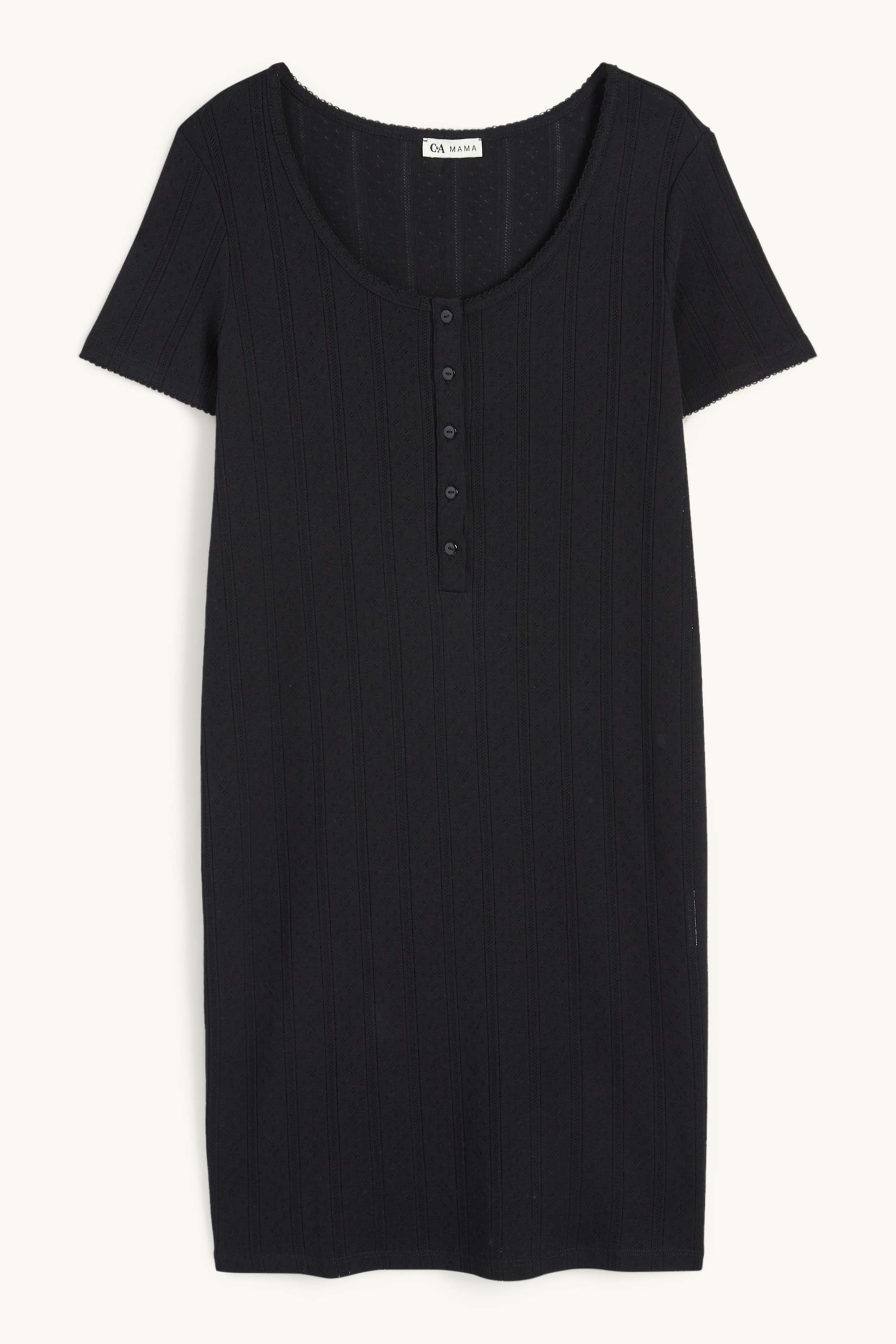 Nursing nightdress black