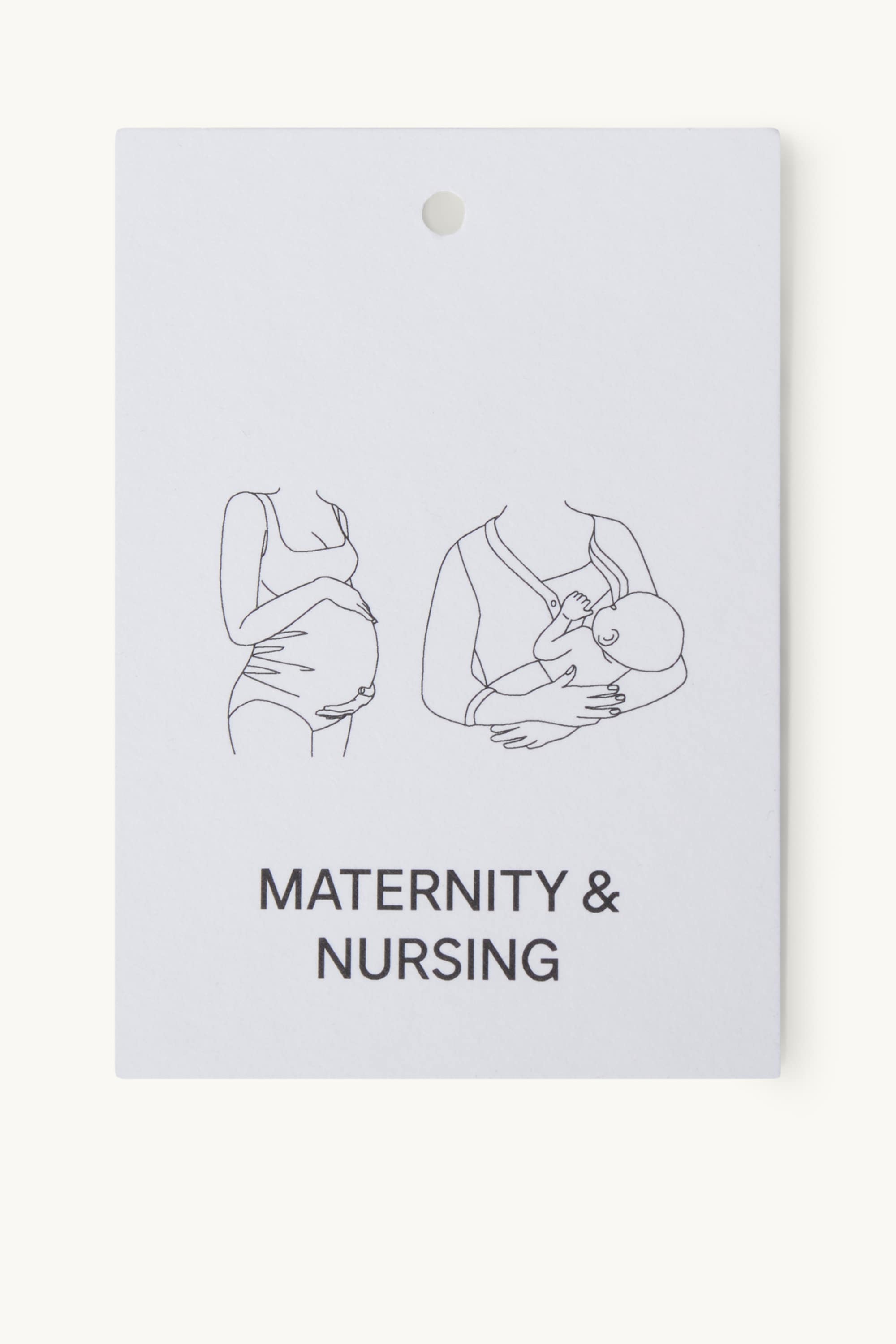 Nursing nightdress black
