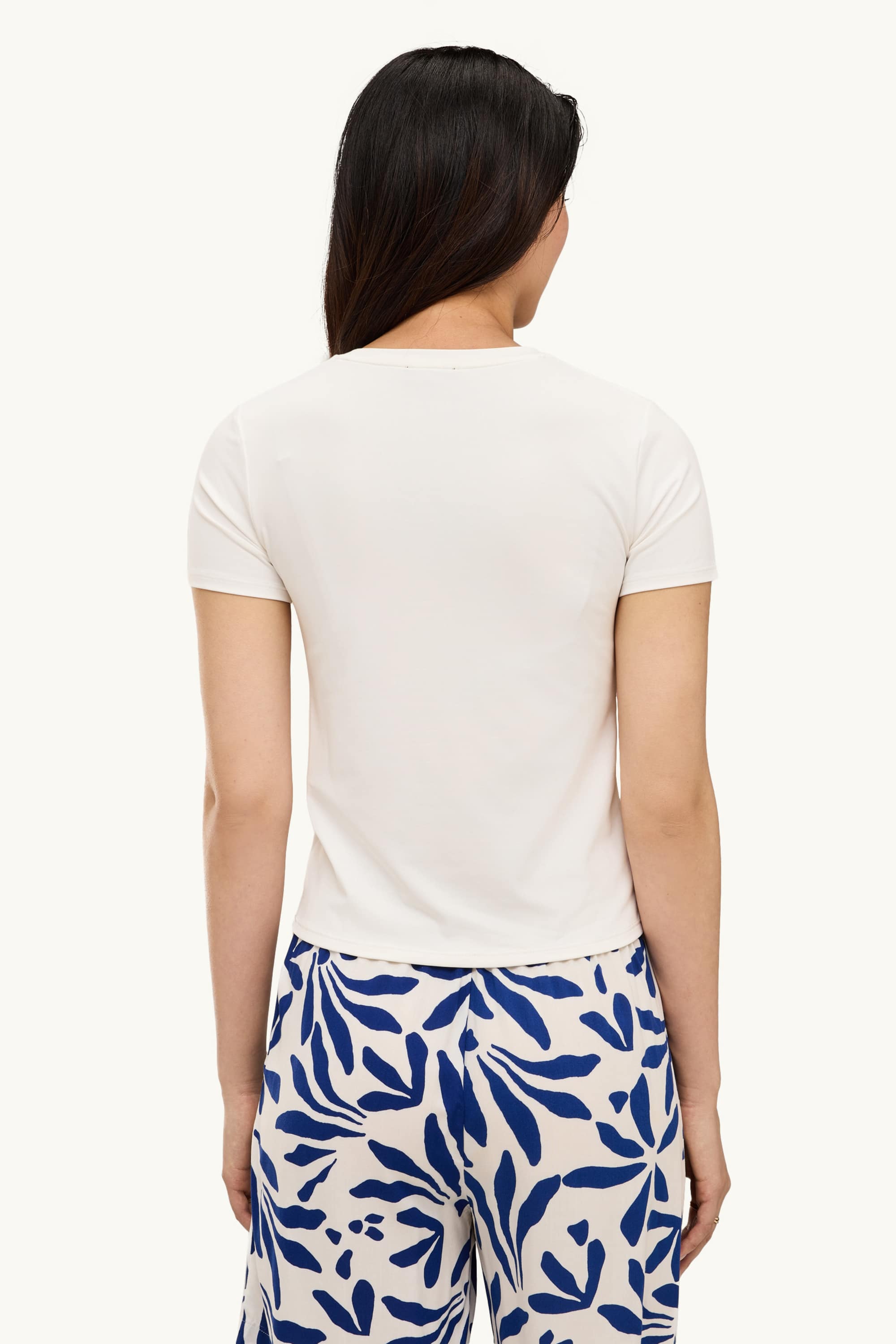 T-shirt - slim fit white