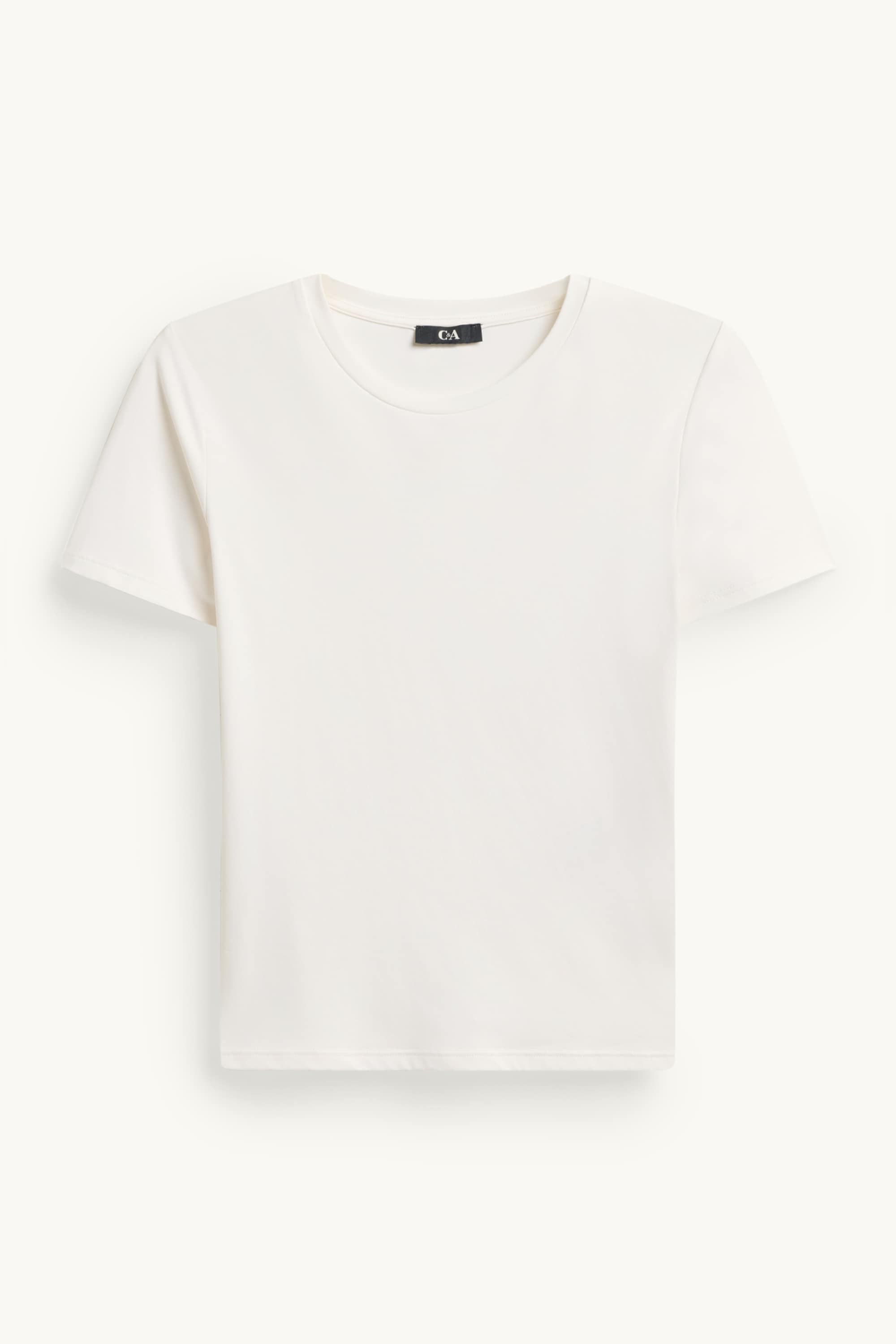 T-shirt - slim fit white