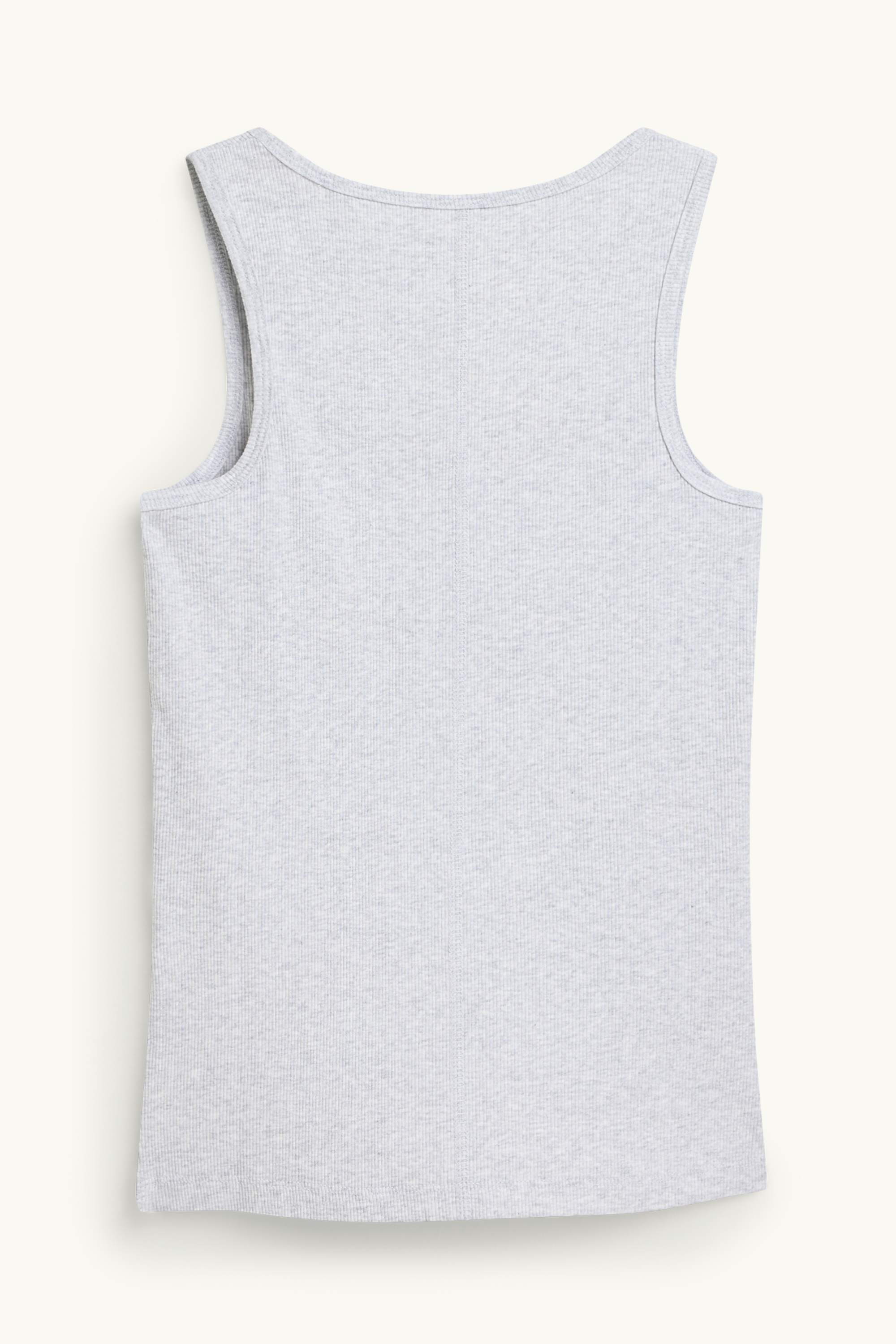 Top - ribbed gray