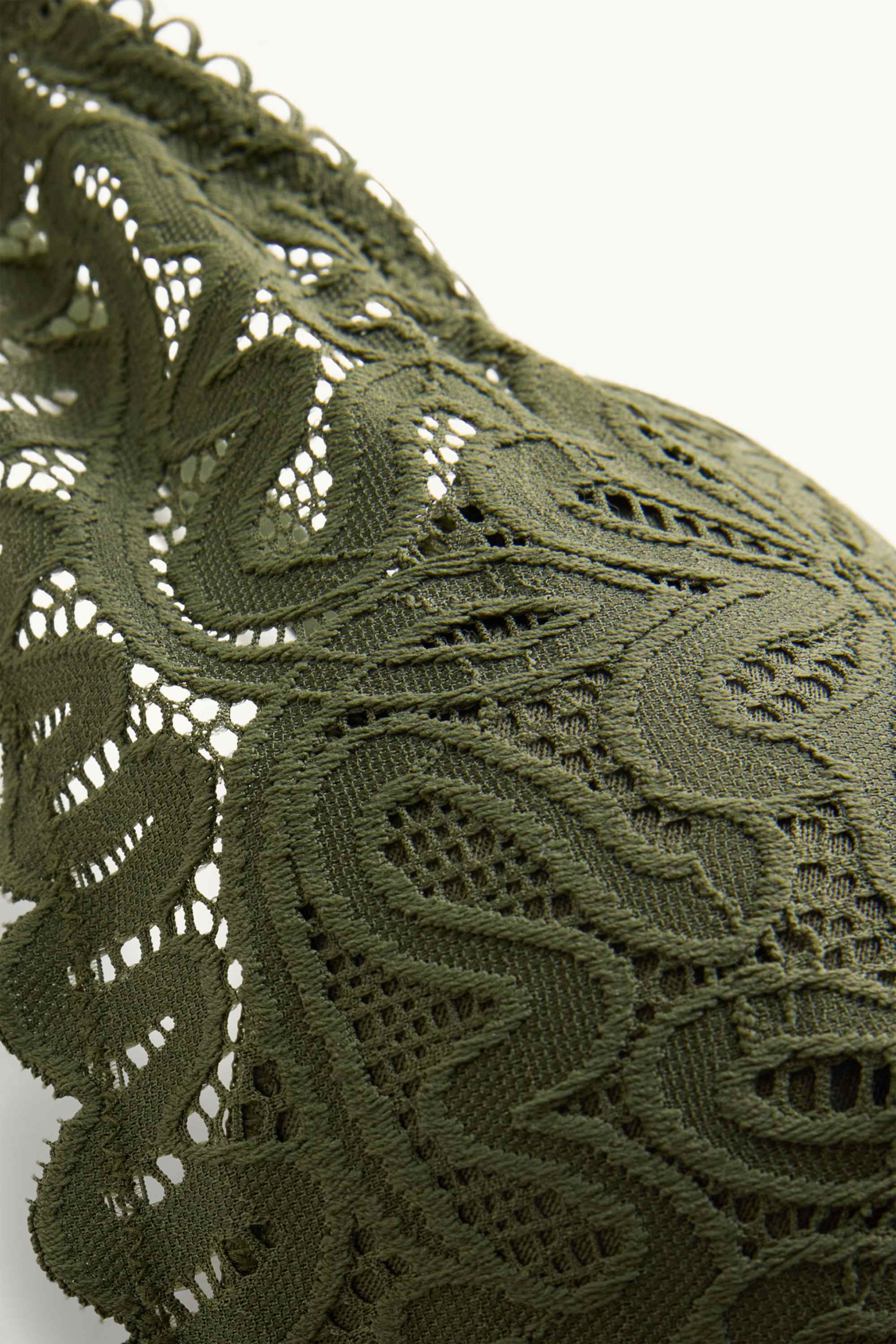 Underwire bra - PLUNGE - padded dark green