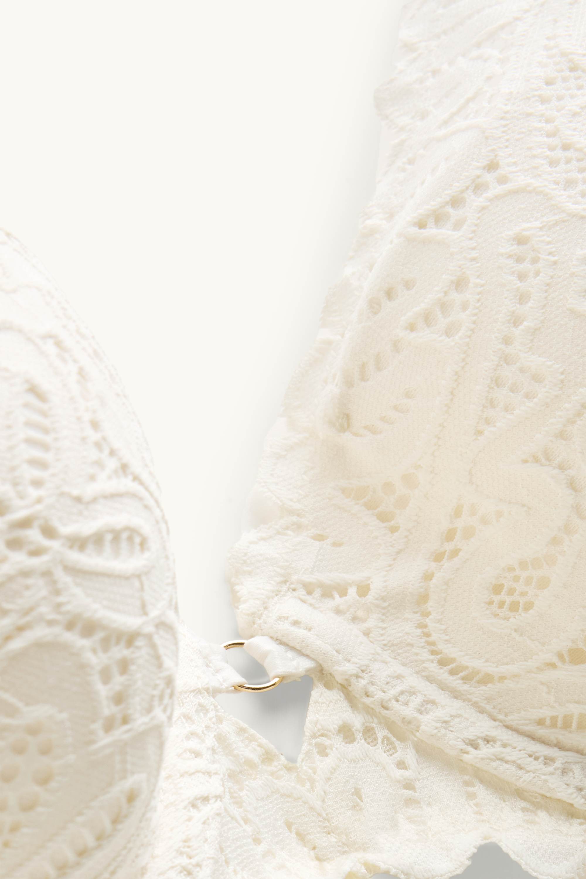 Underwire bra - PLUNGE - padded cremewhite