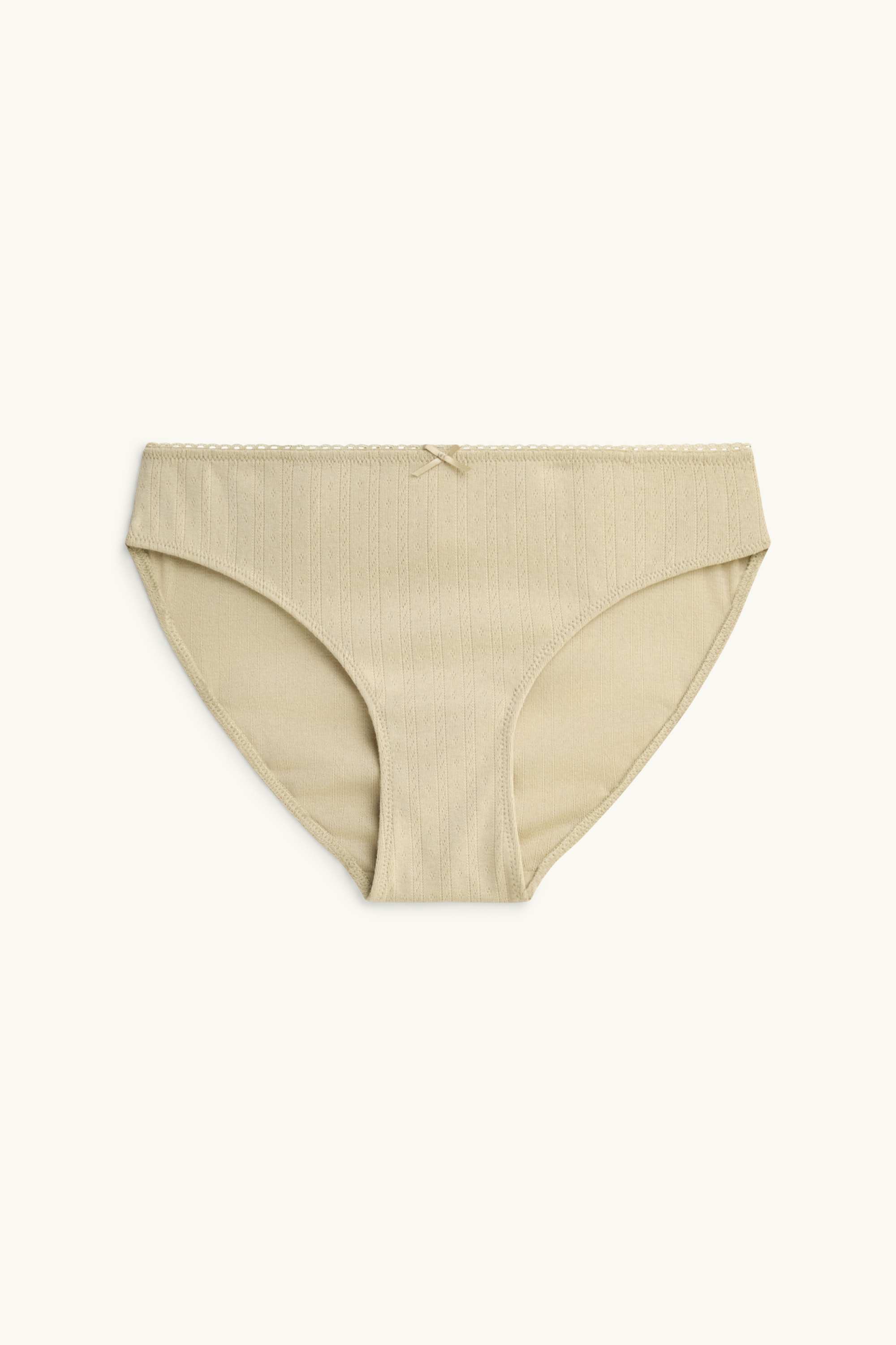 Pointelle - knickers beige