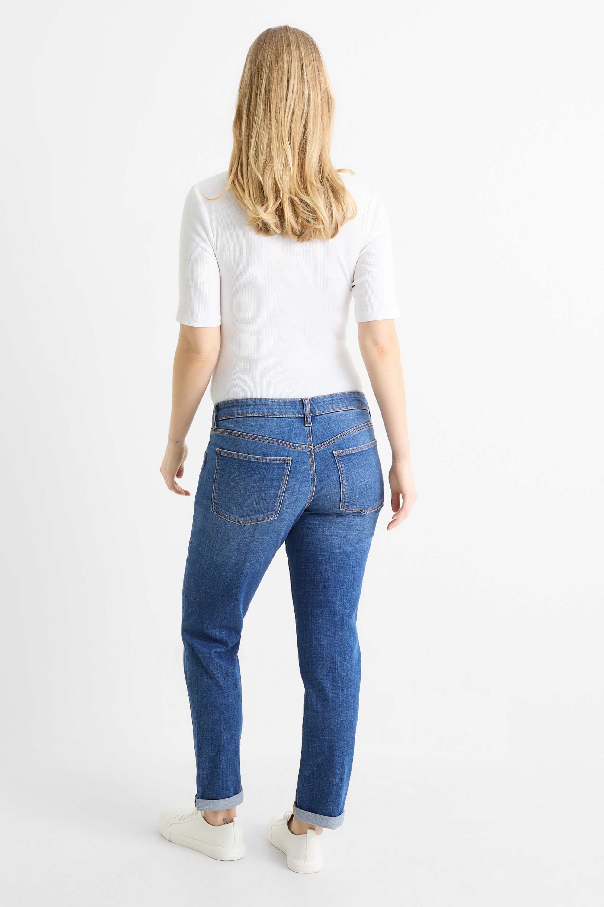 Maternity jeans - jegging jeans - LYCRA® blue denim
