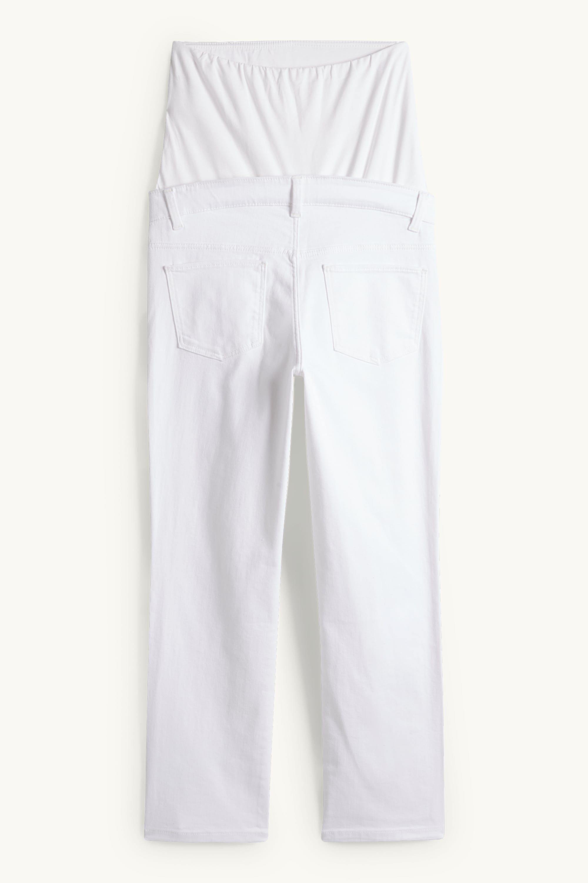 Maternity jeans - straight jeans white