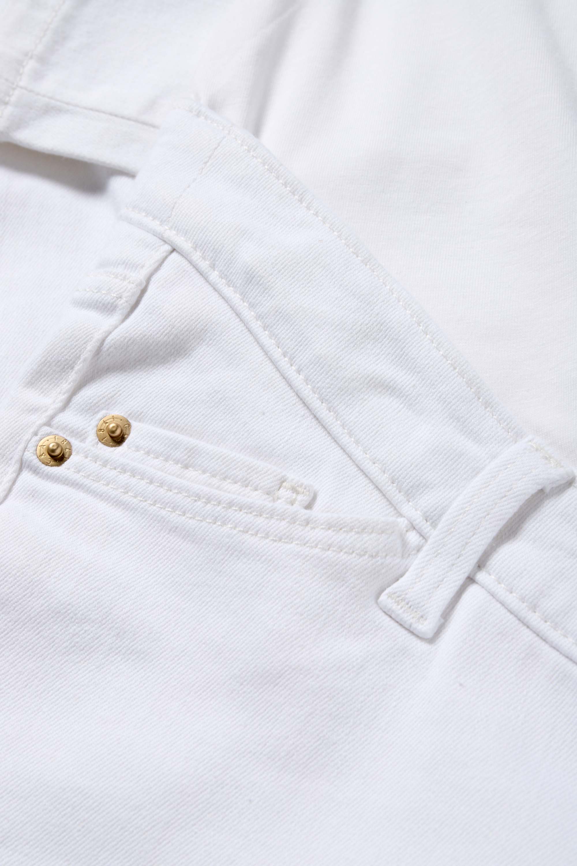 Maternity jeans - straight jeans white