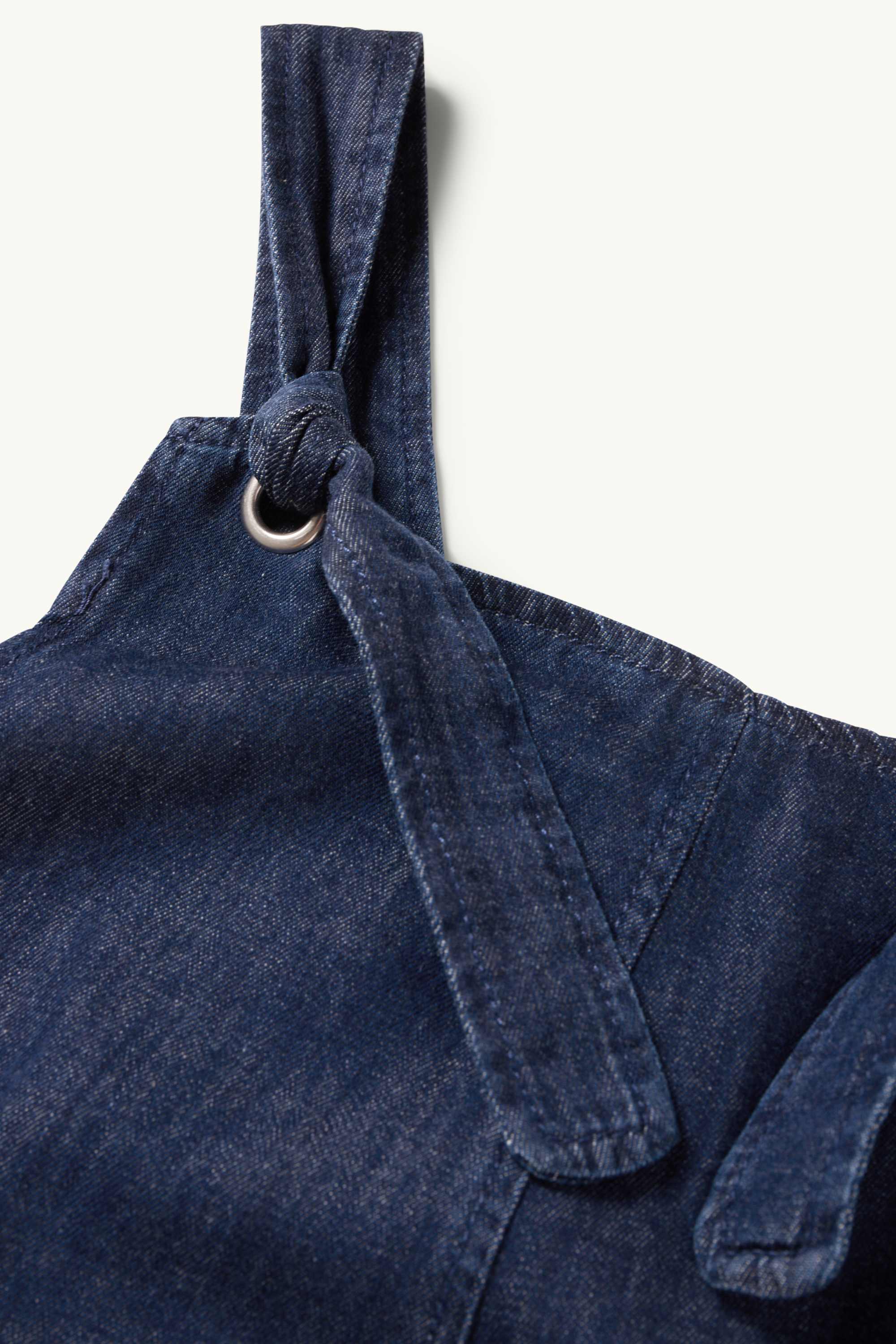 Denim maternity dungarees denim-dark blue