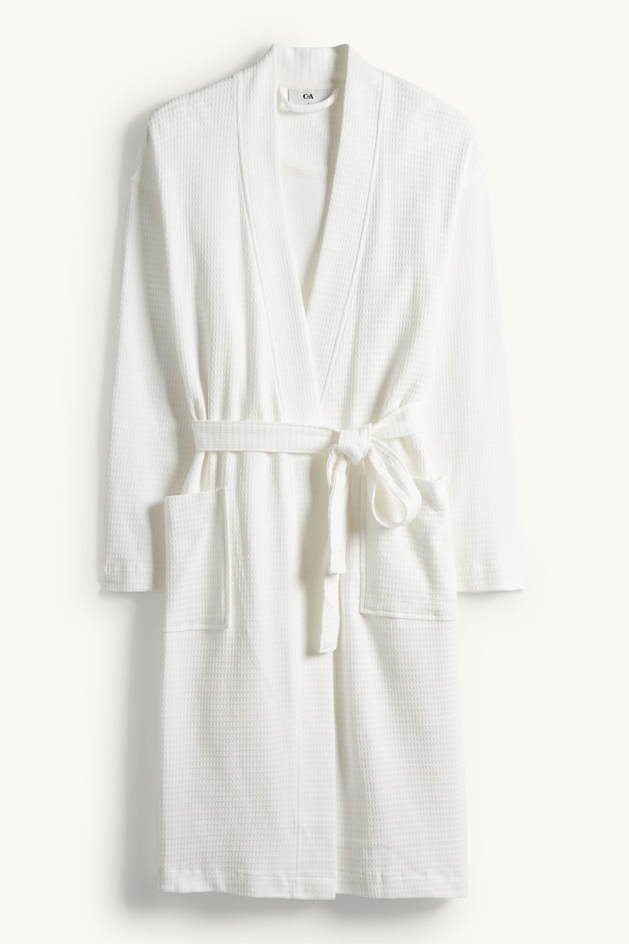Bathrobe - textured white
