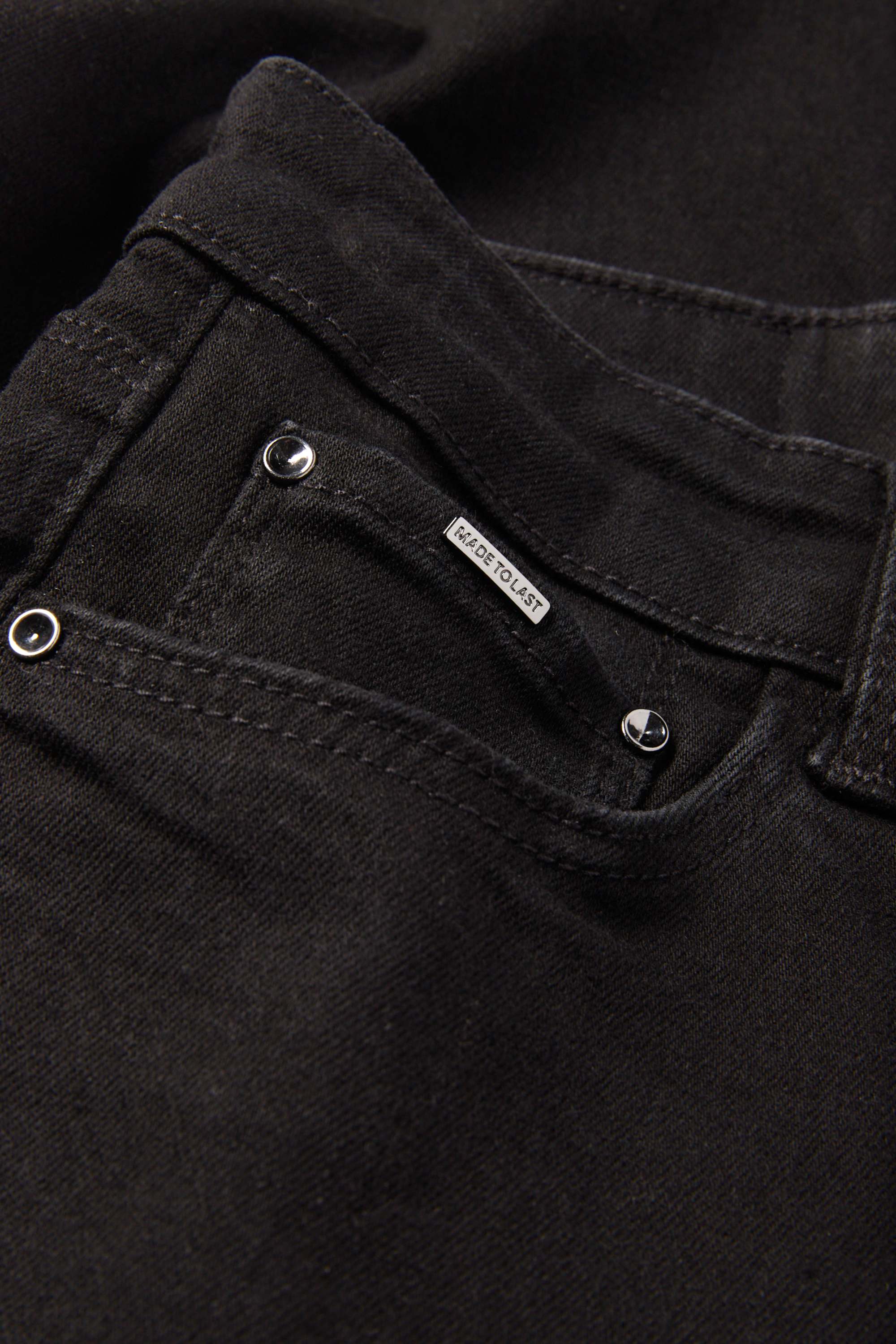 Slim jeans - mid-rise waist - shaping jeans black