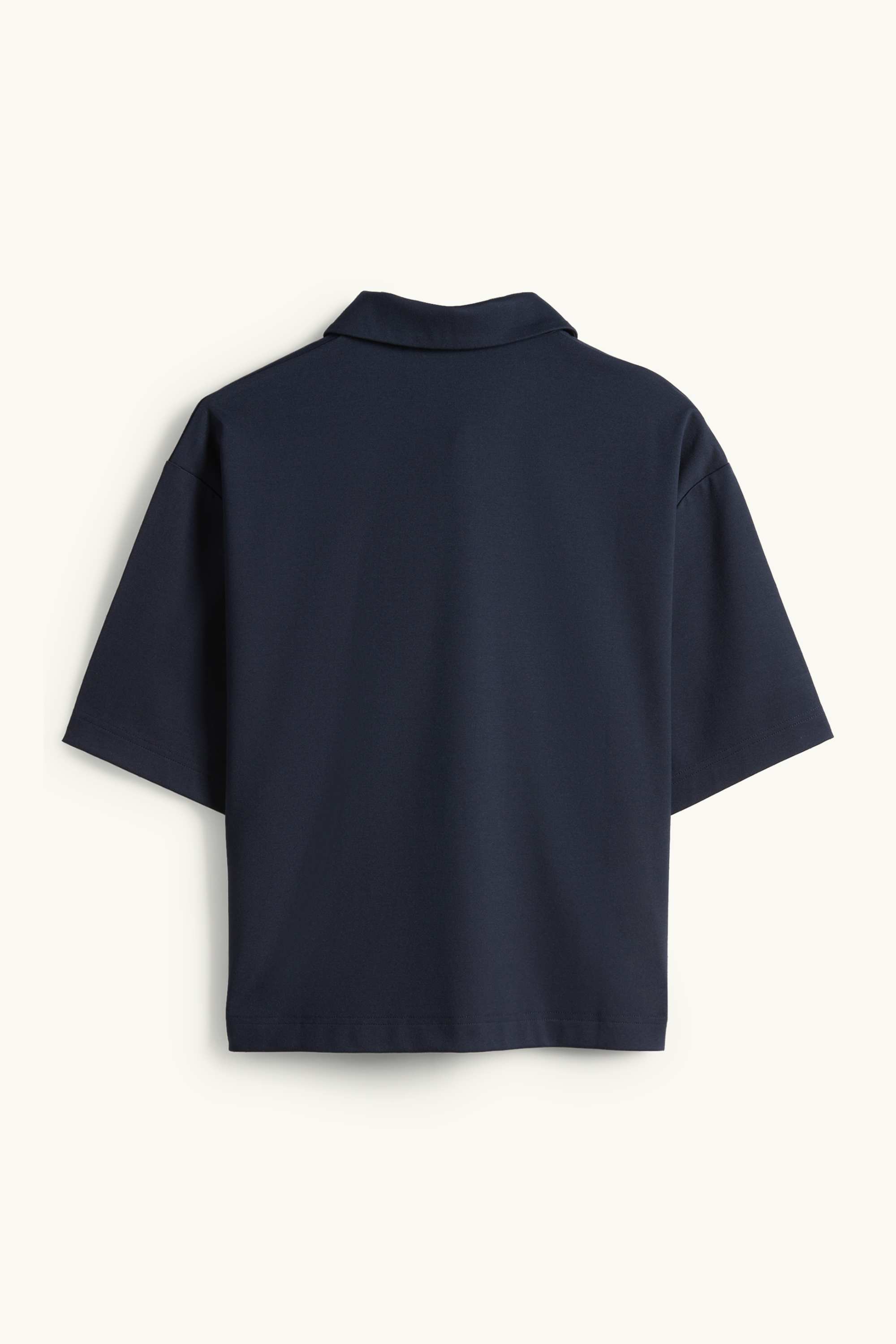 Polo shirt - relaxed fit dark blue