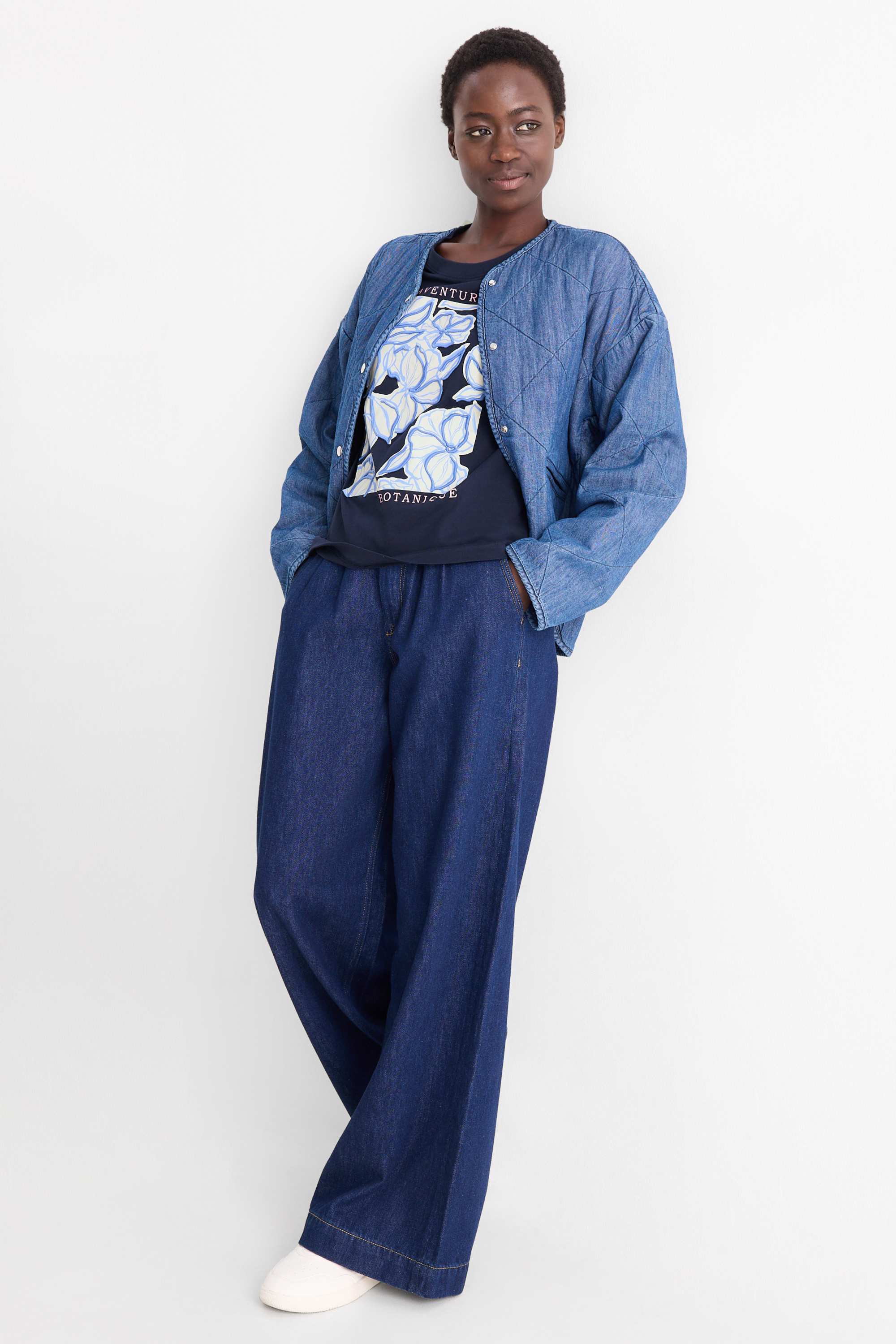 T-shirt - regular fit dark blue