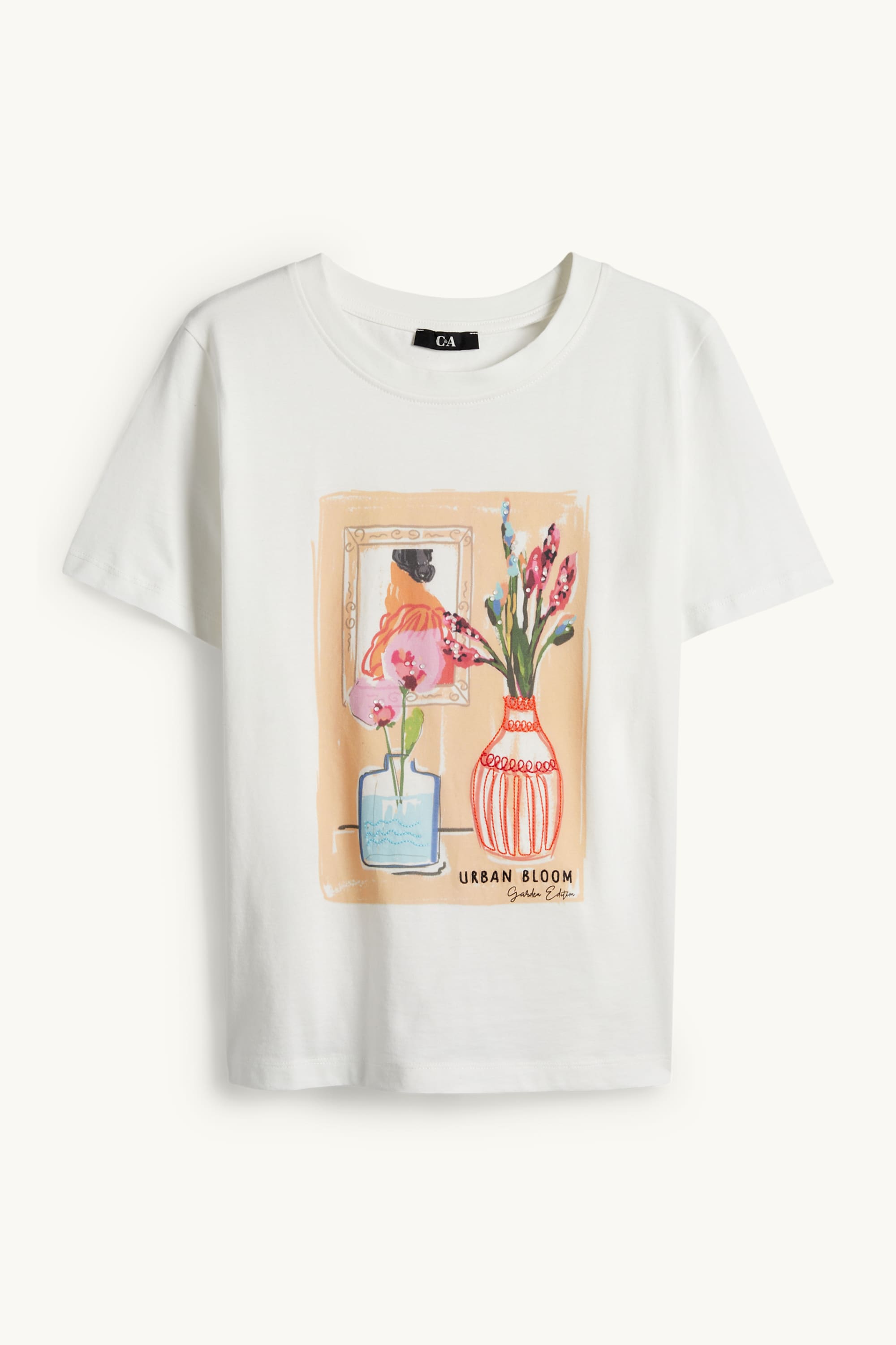 T-shirt - regular fit white