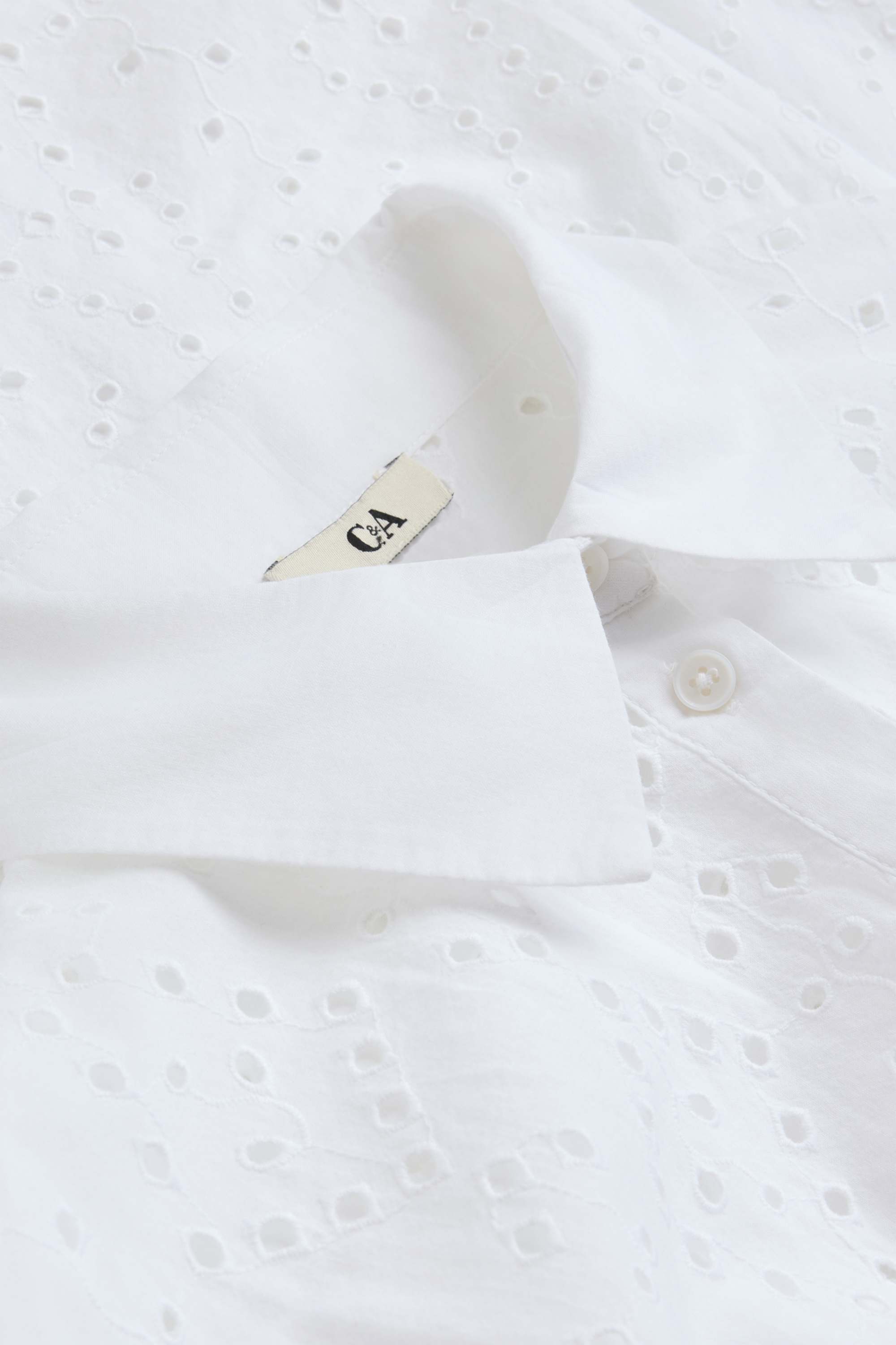 Blouse - broderie anglaise white