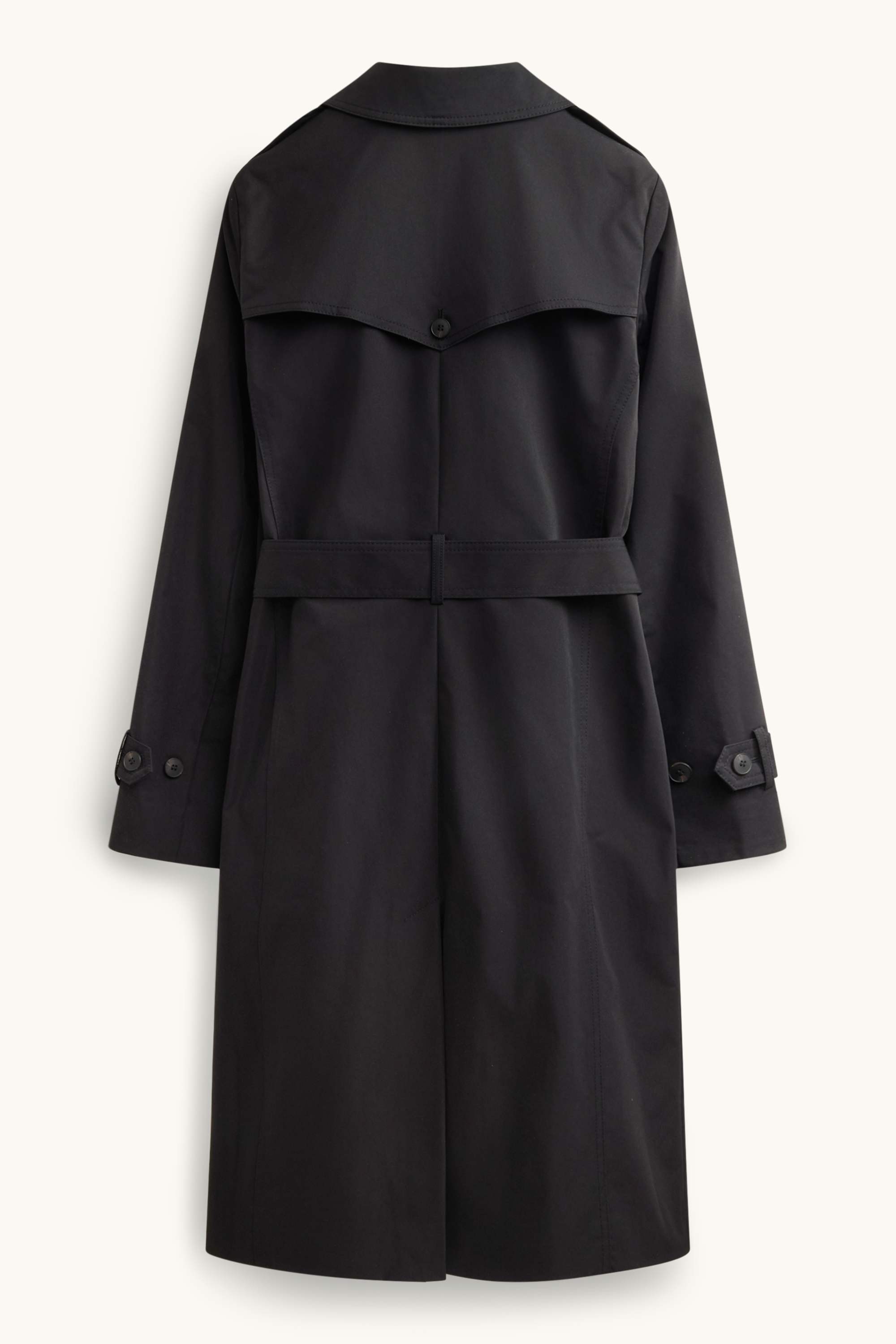 Trench coat - water-repellent black