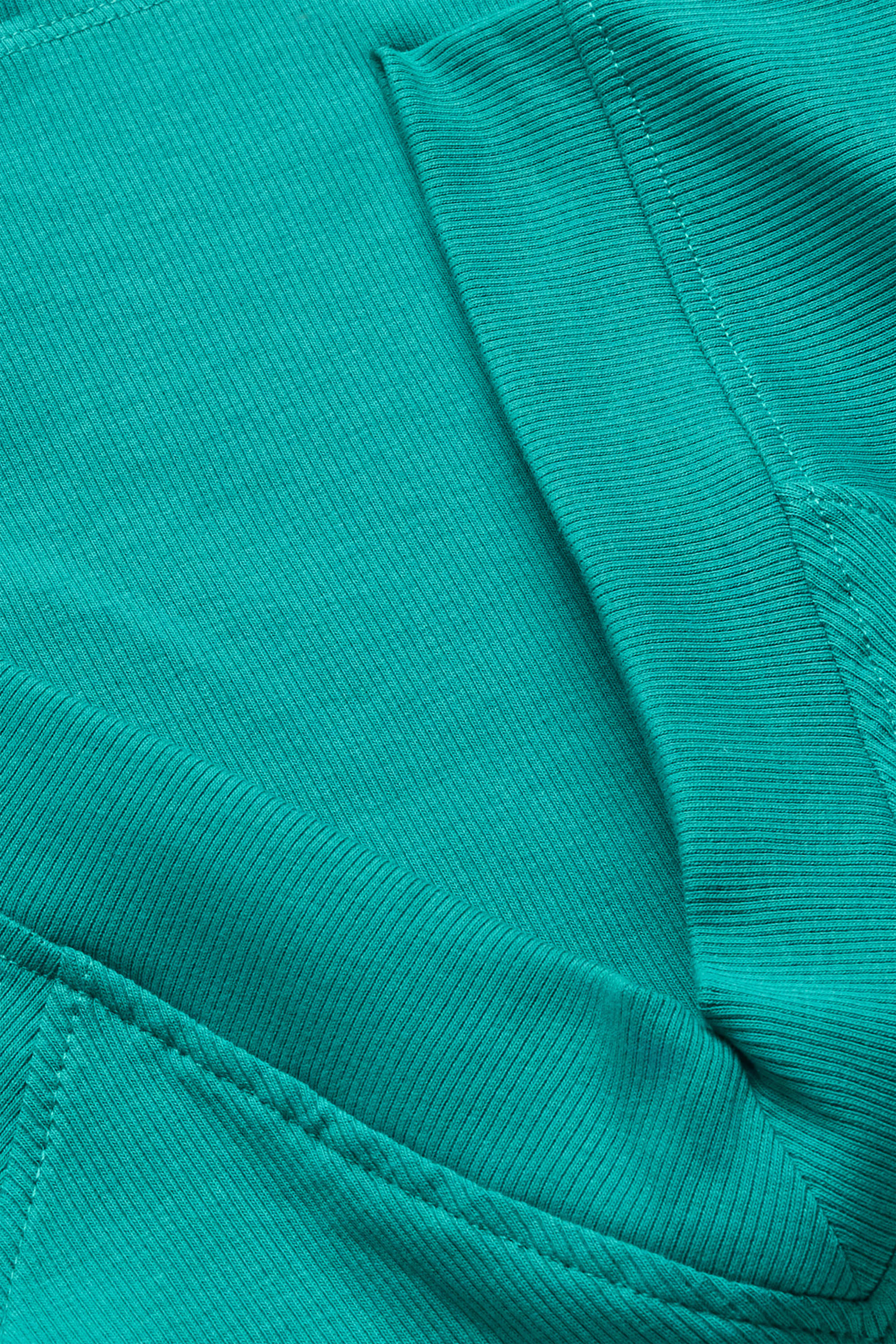 V-neck T-shirt - slim fit turquoise