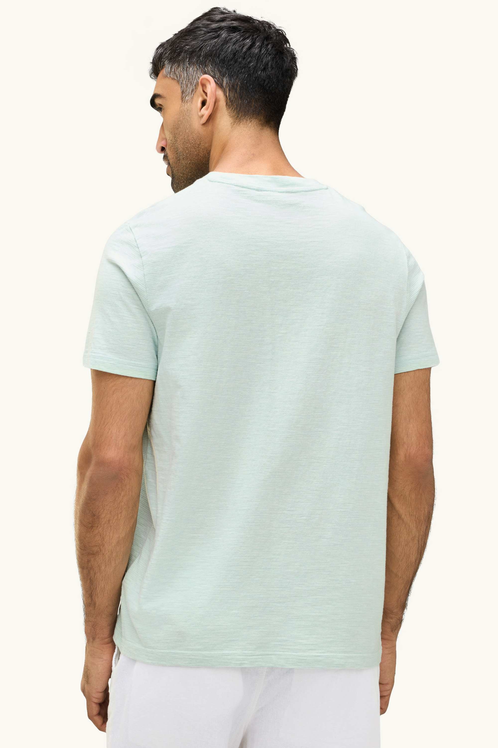 T-shirt - regular fit - striped green