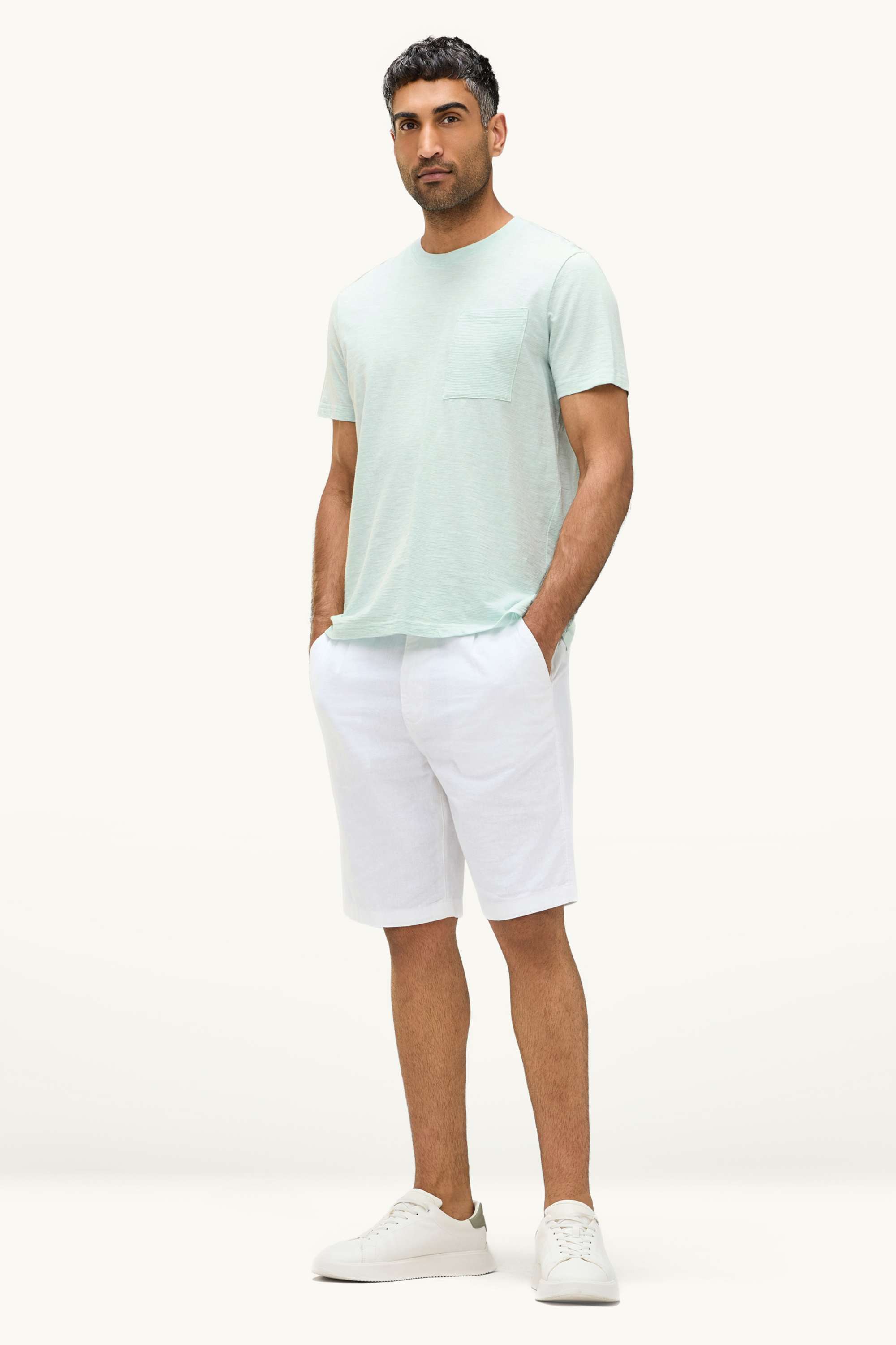 T-shirt - regular fit - striped green