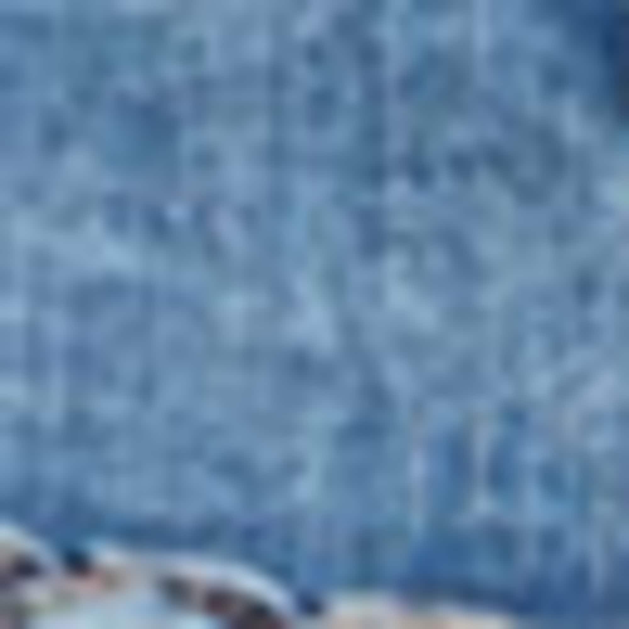 Mom shorts - high waist - LYCRA® blue denim