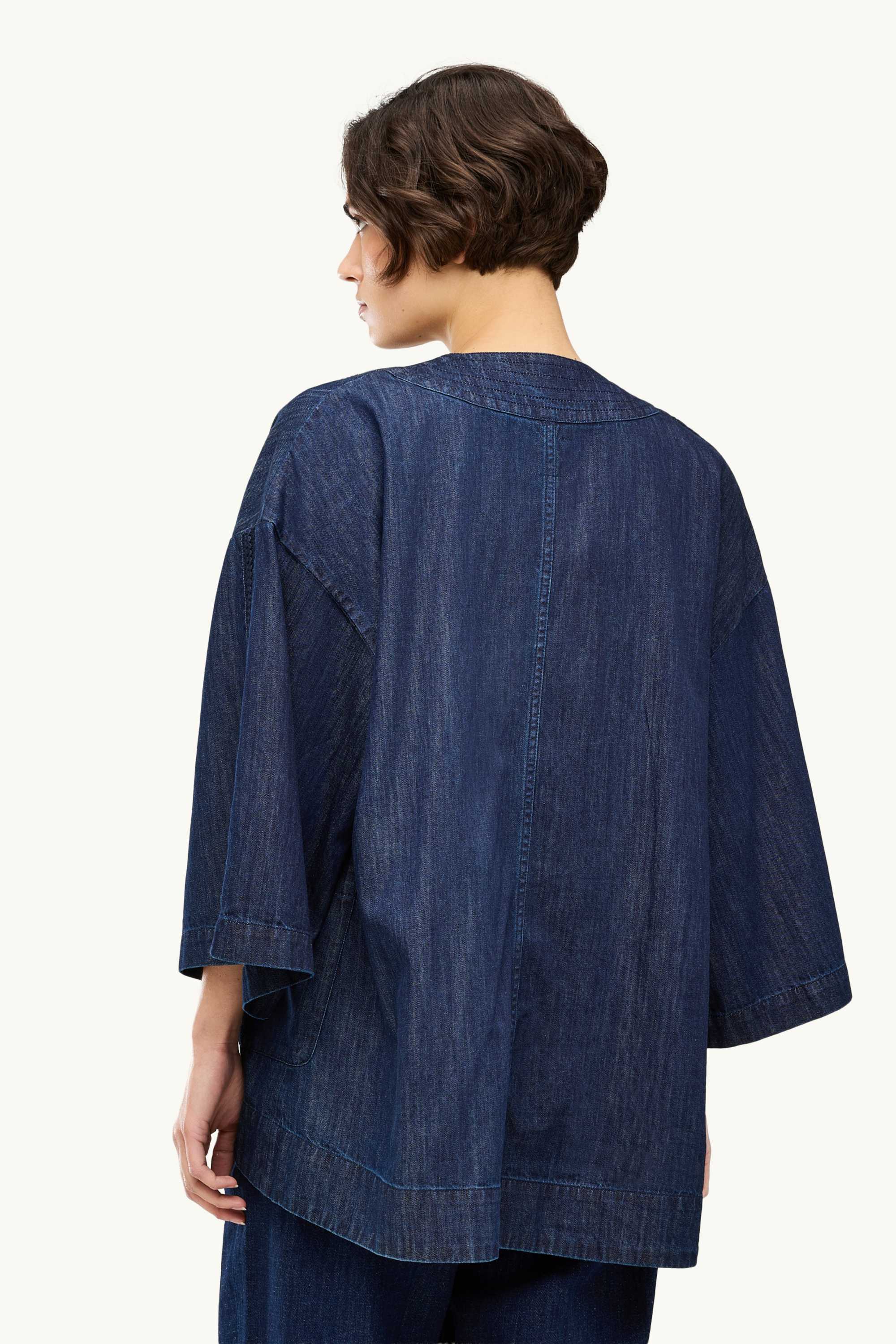 Denim kimono denim-dark blue